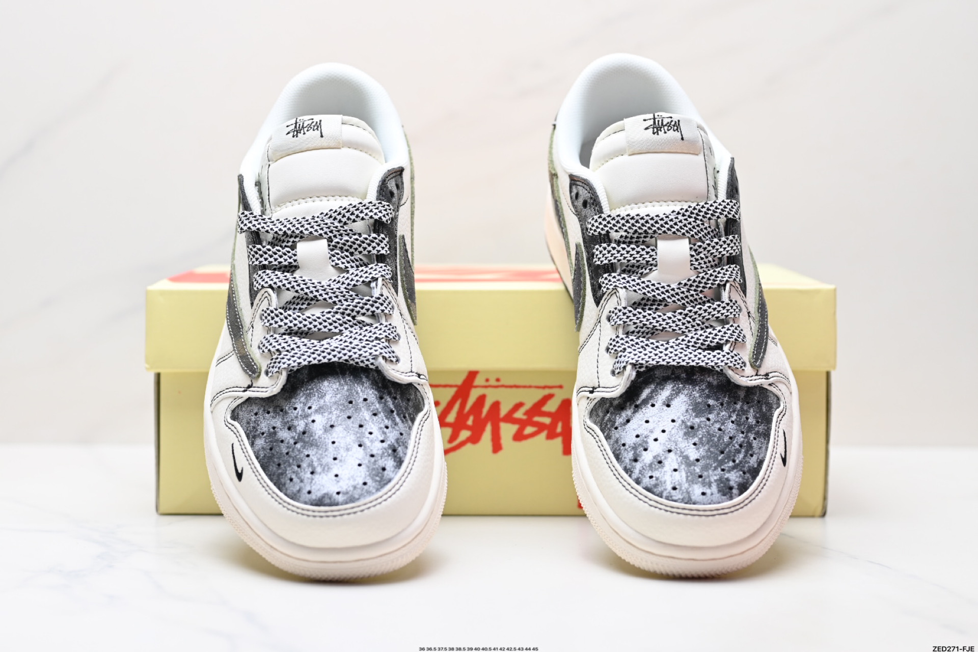 AJ1倒勾Travis Scott x Air Jordan 1 ” Reverse Mocha “ AJ1乔1 TS 闪电 联名倒钩 低帮文化篮球鞋 XS7089-548