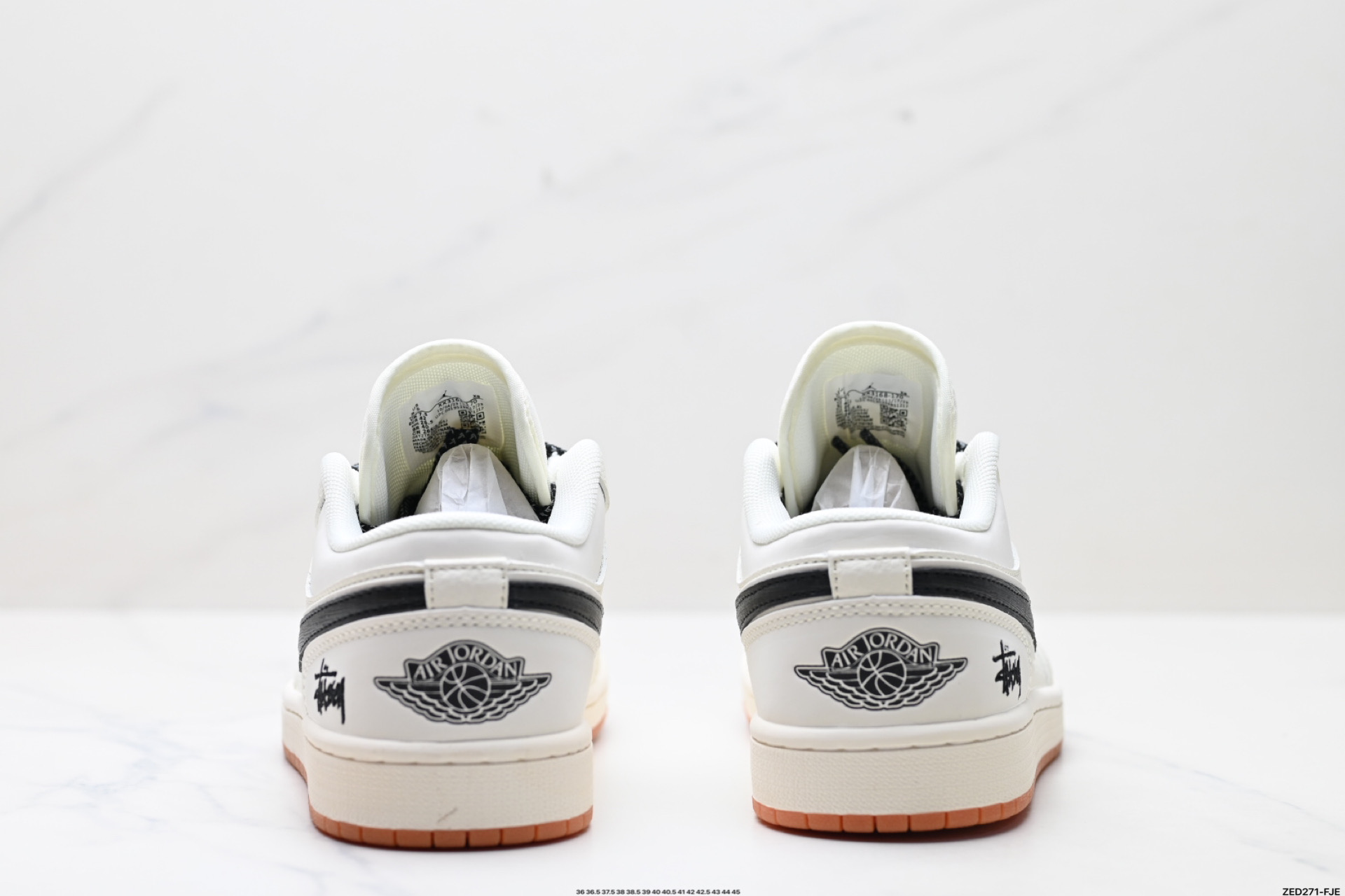 Nike Air Jordan 1 Low Stüssy Collab White Black Cream Sneakers 7 i1747067930199 698 0 5