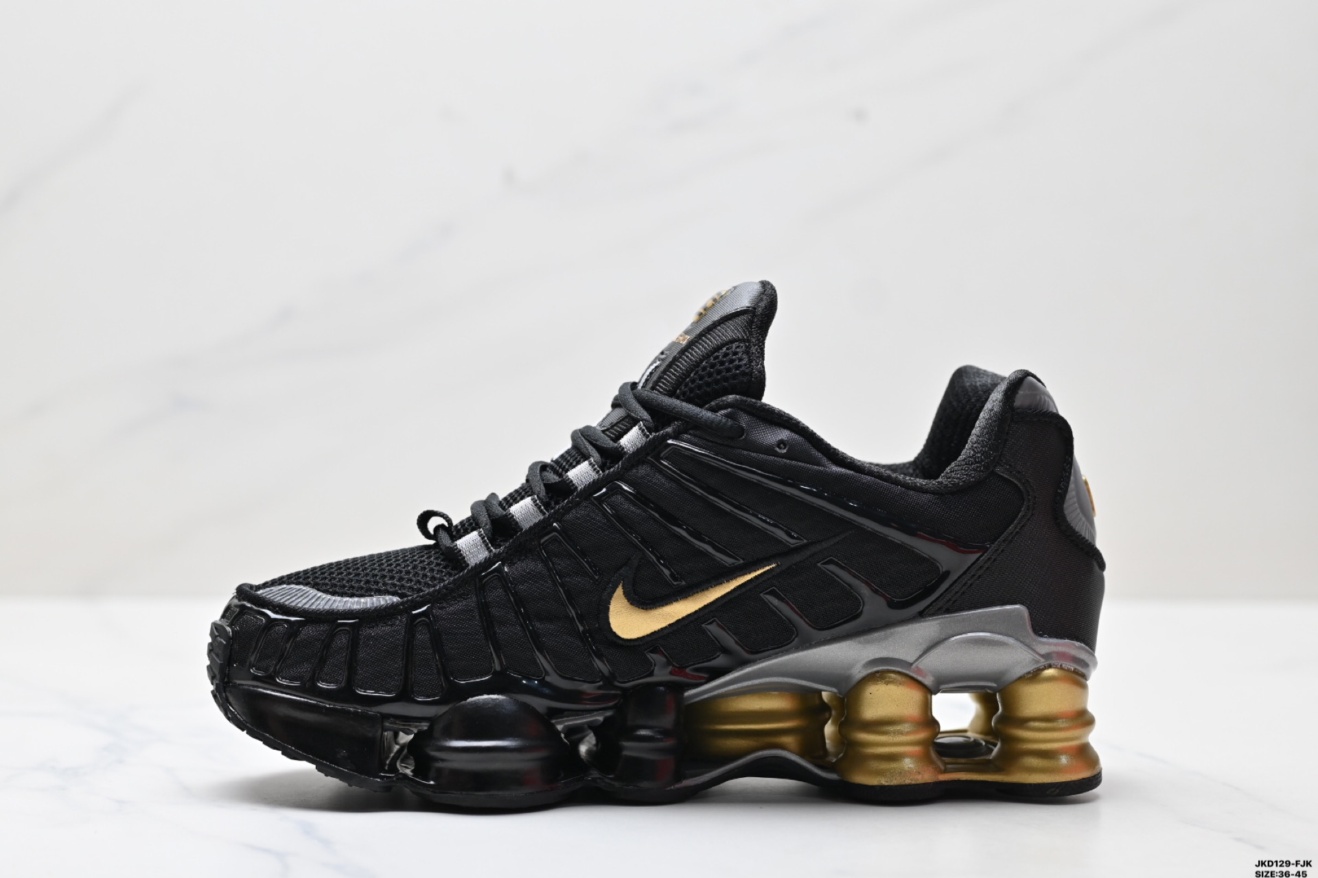 Nike SHOX TL Low-Top Sneakers - Athletic & Casual Shoe, Black/Gold 4 i1747150479786 134 0 2