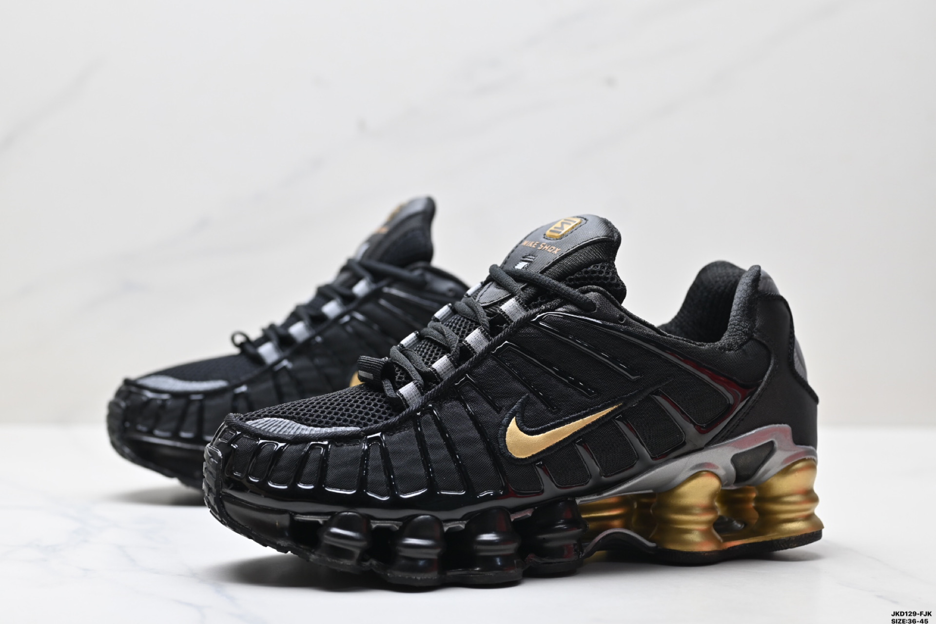 Nike SHOX TL Low-Top Sneakers - Athletic & Casual Shoe, Black/Gold 5 i1747150481442 4941 0 3