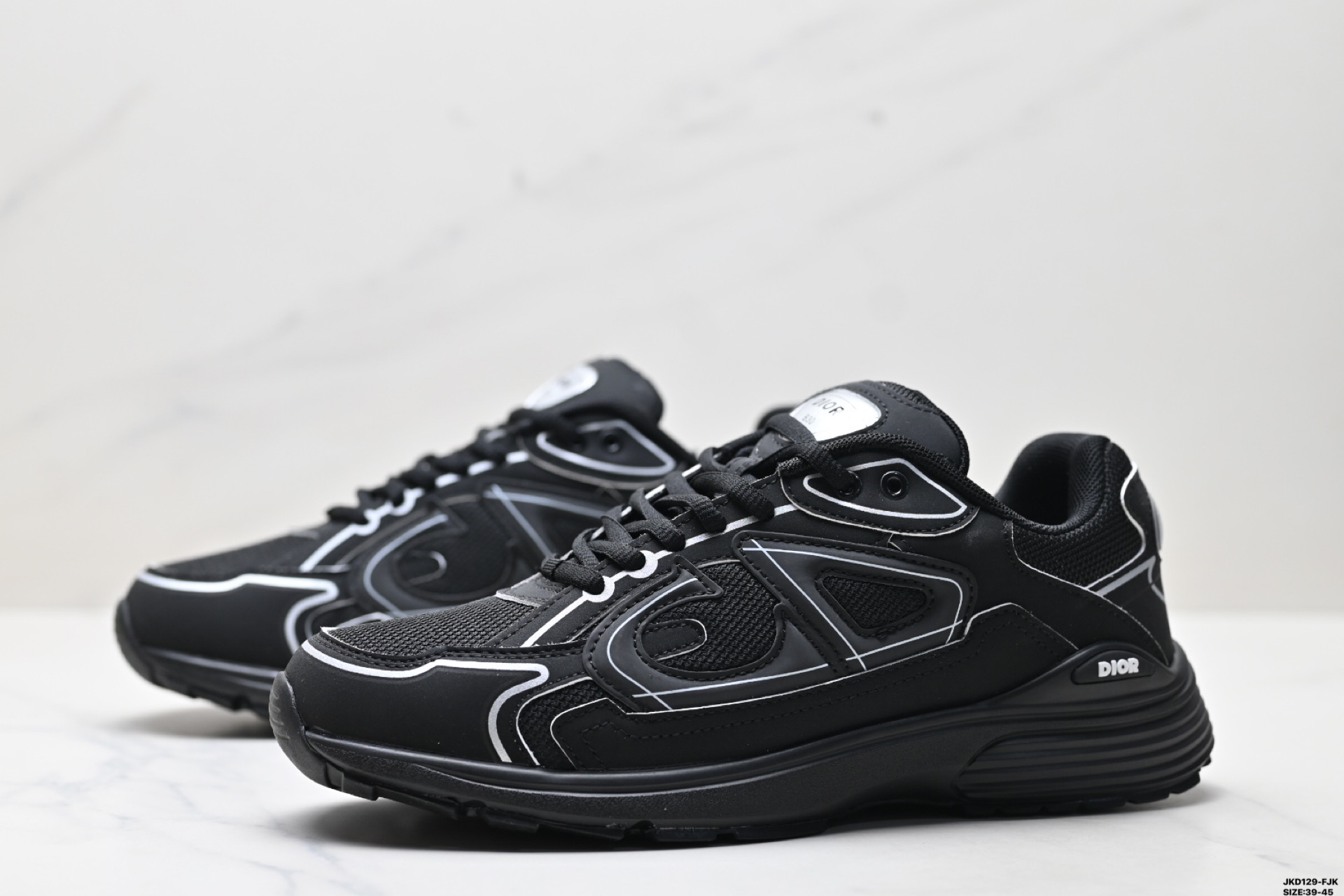 Dior B30 Black Mesh Low-Top Sneakers for Men and Women 5 i1747150558557 4597 0 3