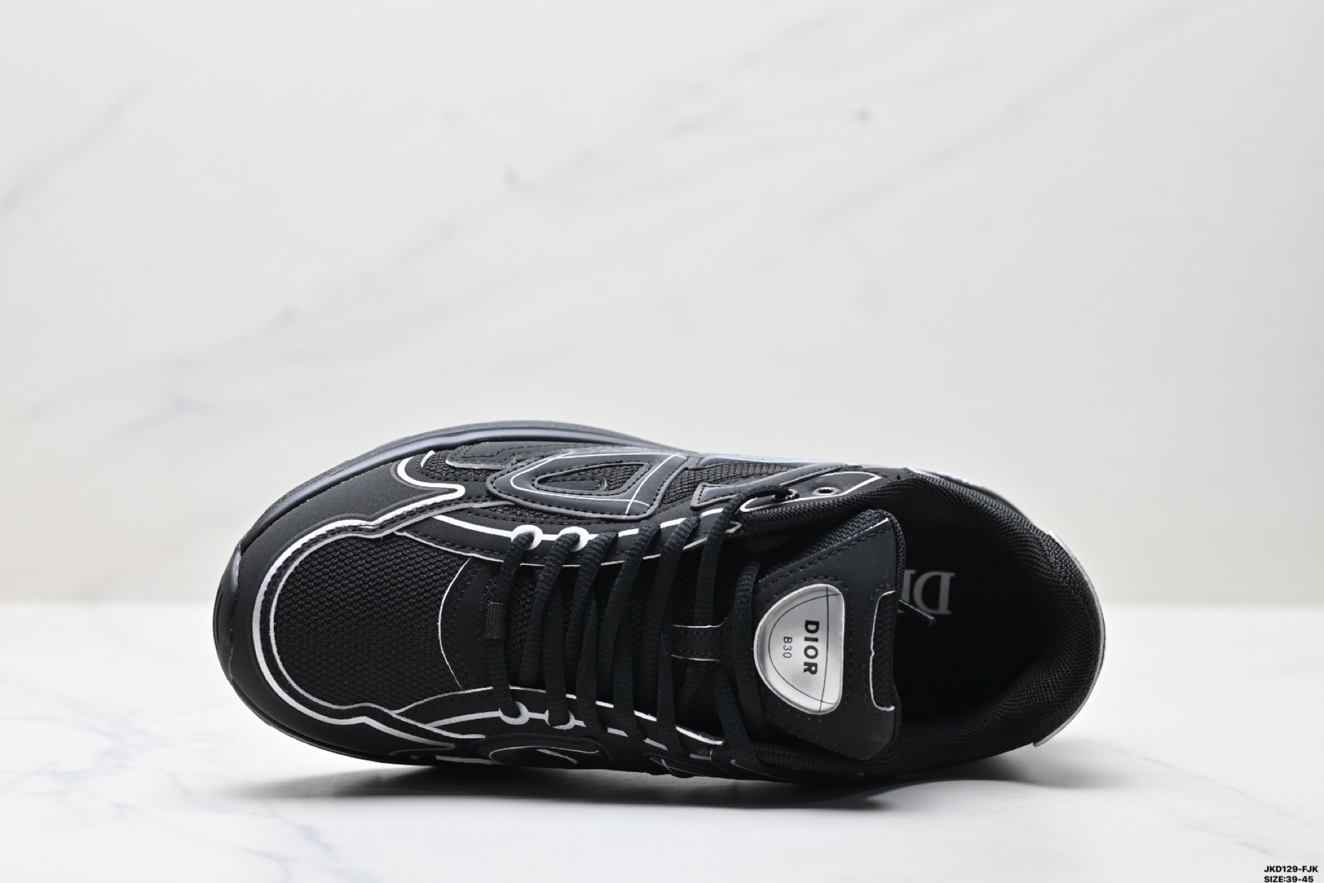 Dior B30 Black Mesh Low-Top Sneakers for Men and Women 3 i1747150558557 7453 0 1
