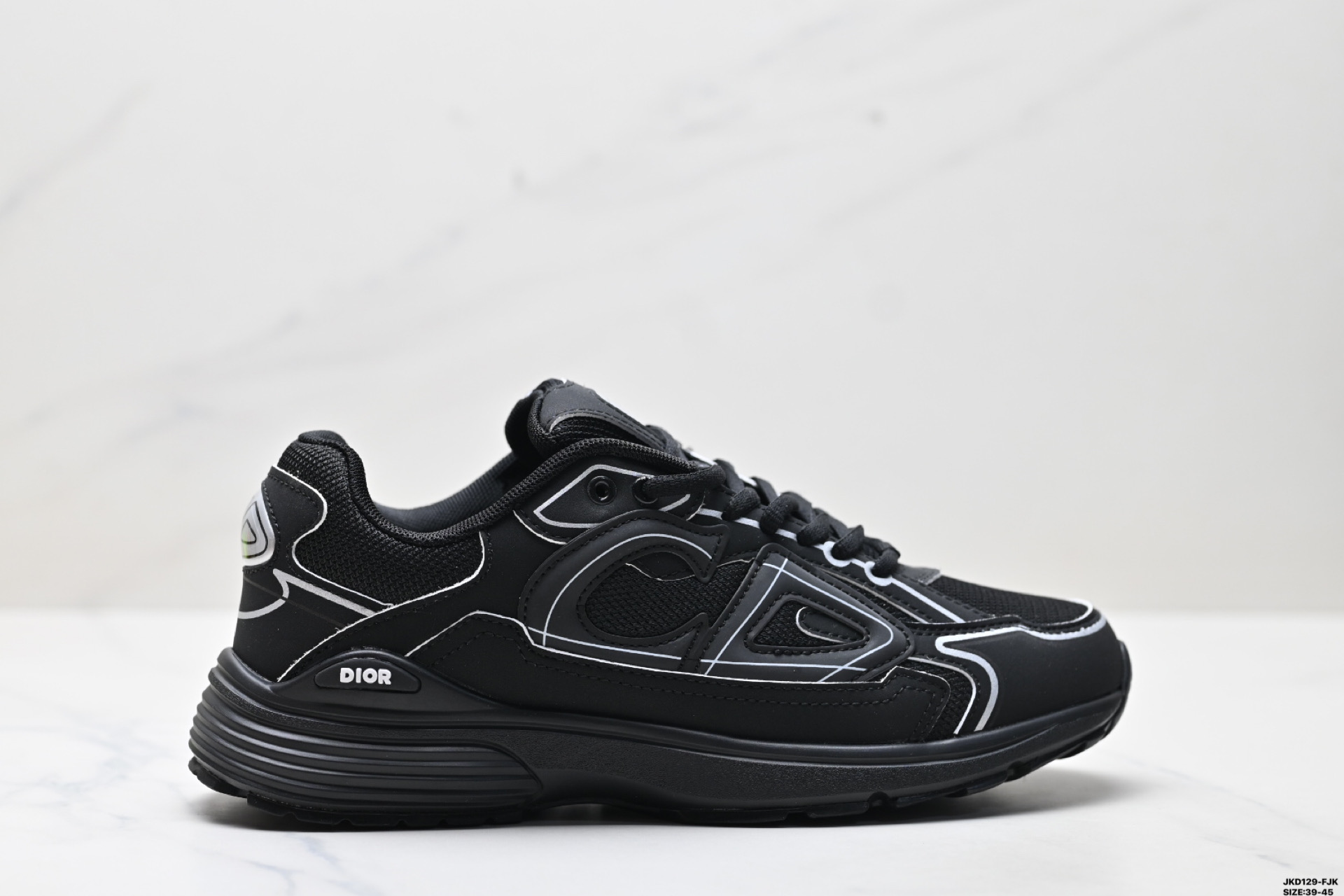Dior B30 Black Mesh Low-Top Sneakers for Men and Women 2 i1747150560197 3152 0 0