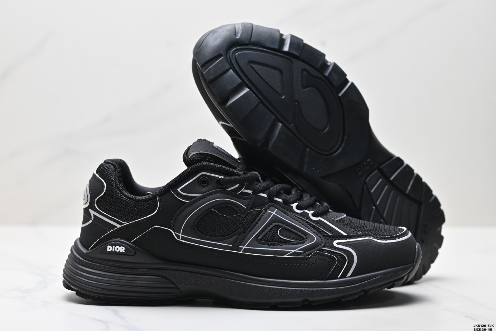 Dior B30 Black Mesh Low-Top Sneakers for Men and Women 6 i1747150560200 8872 0 4
