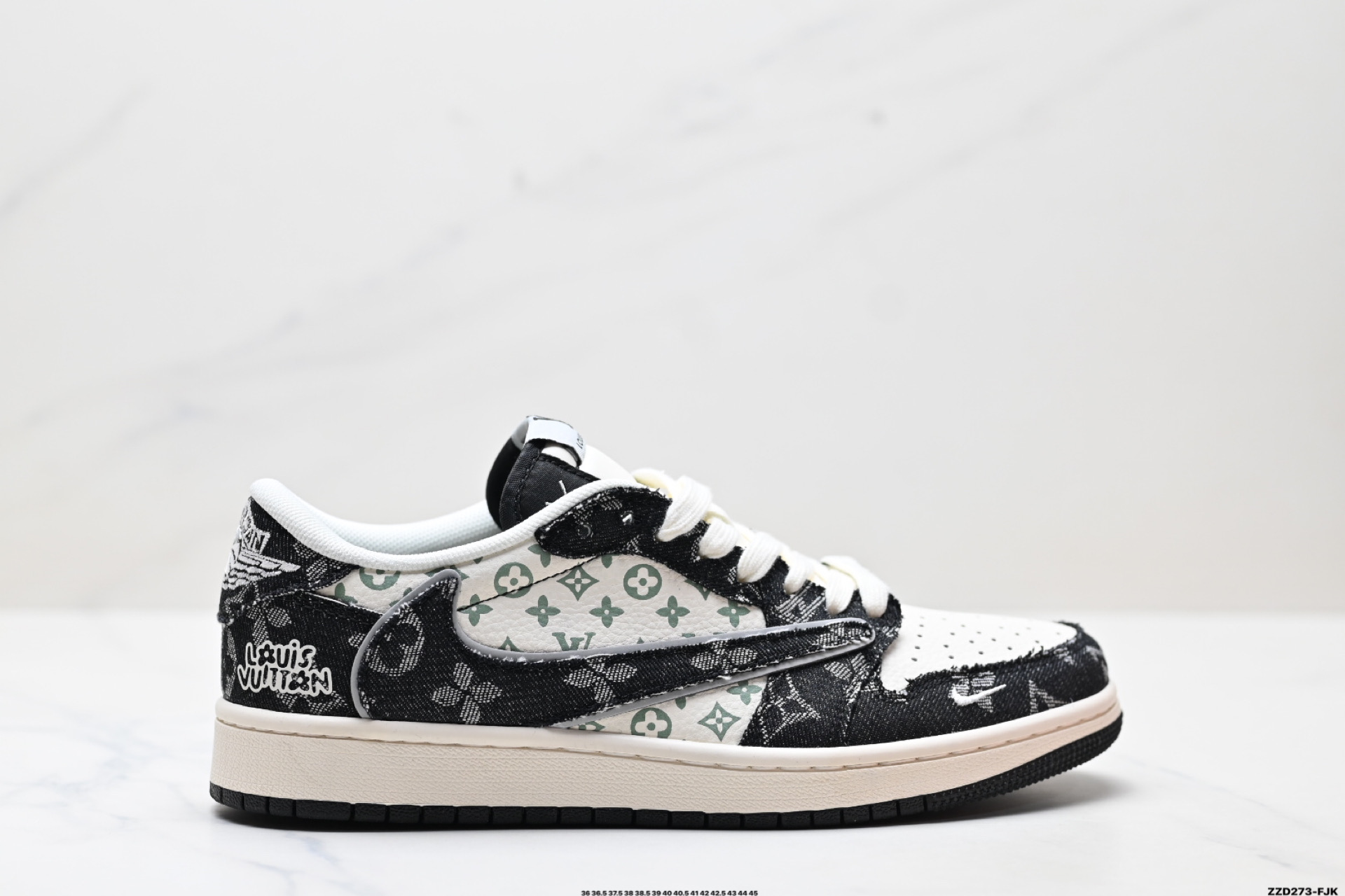 AJ1倒勾Travis Scott x Air Jordan 1 ” Reverse Mocha “ AJ1乔1 TS 闪电 联名倒钩 低帮文化篮球鞋 XD0798-301