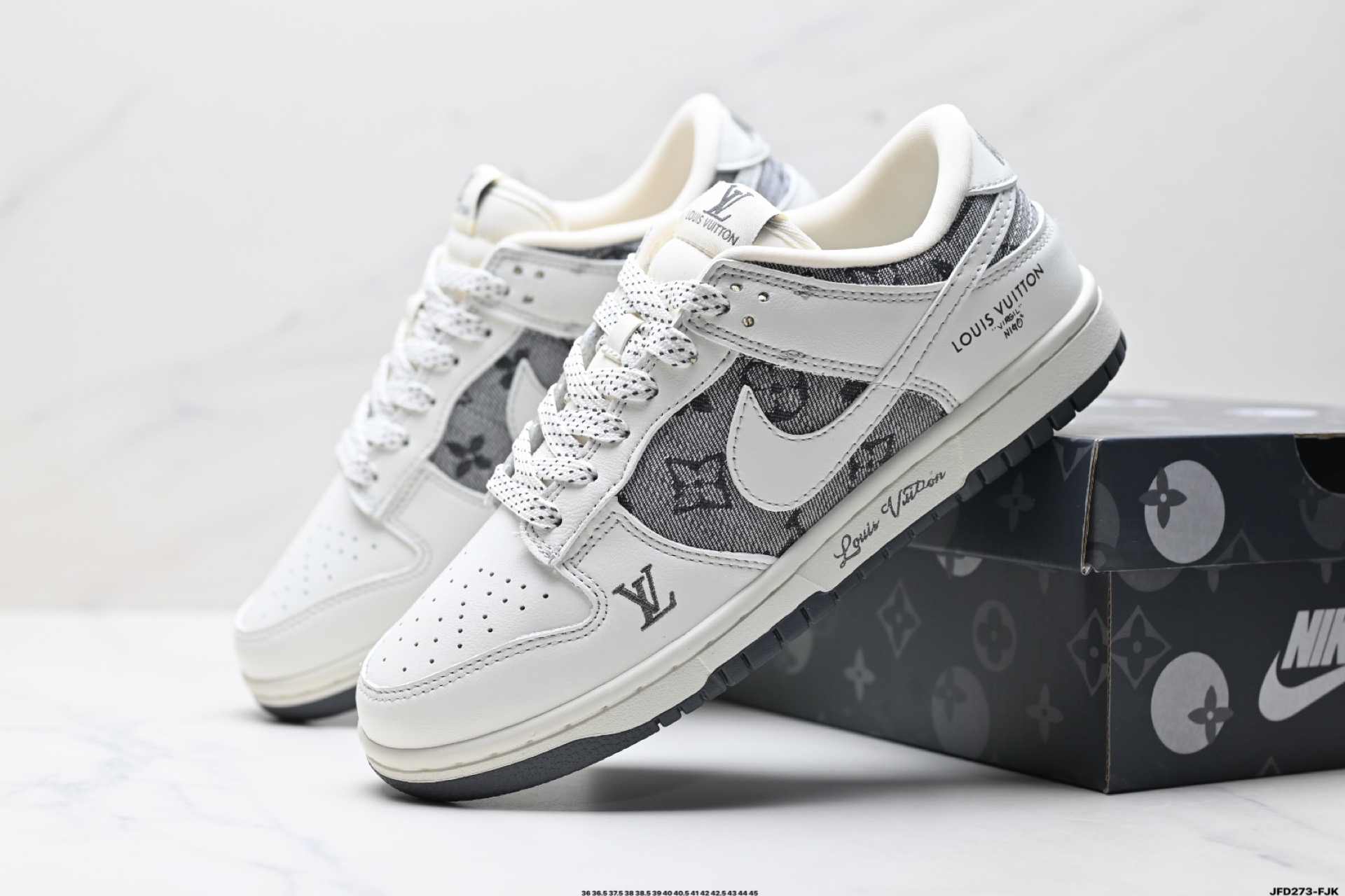 Nike Dunk Low Retro Custom Louis Vuitton Sneakers - Limited Edition 9 i1747150807752 6790 0 7