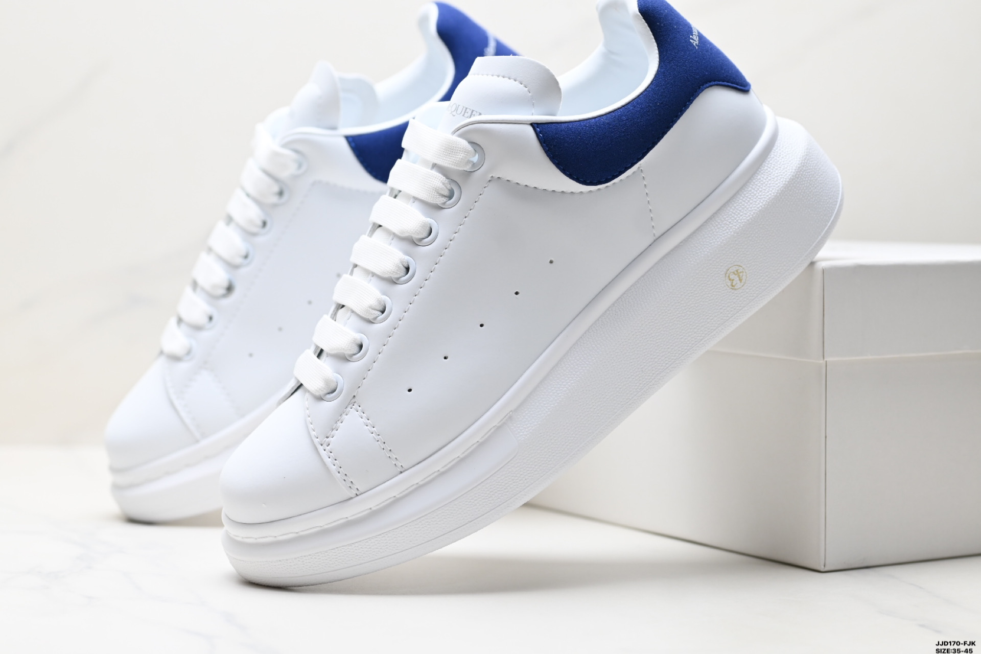 Alexander McQueen Sole Leather Sneakers - Low Top Fashion Thick Sole Shoes 2 i1747152060119 2143 0 7