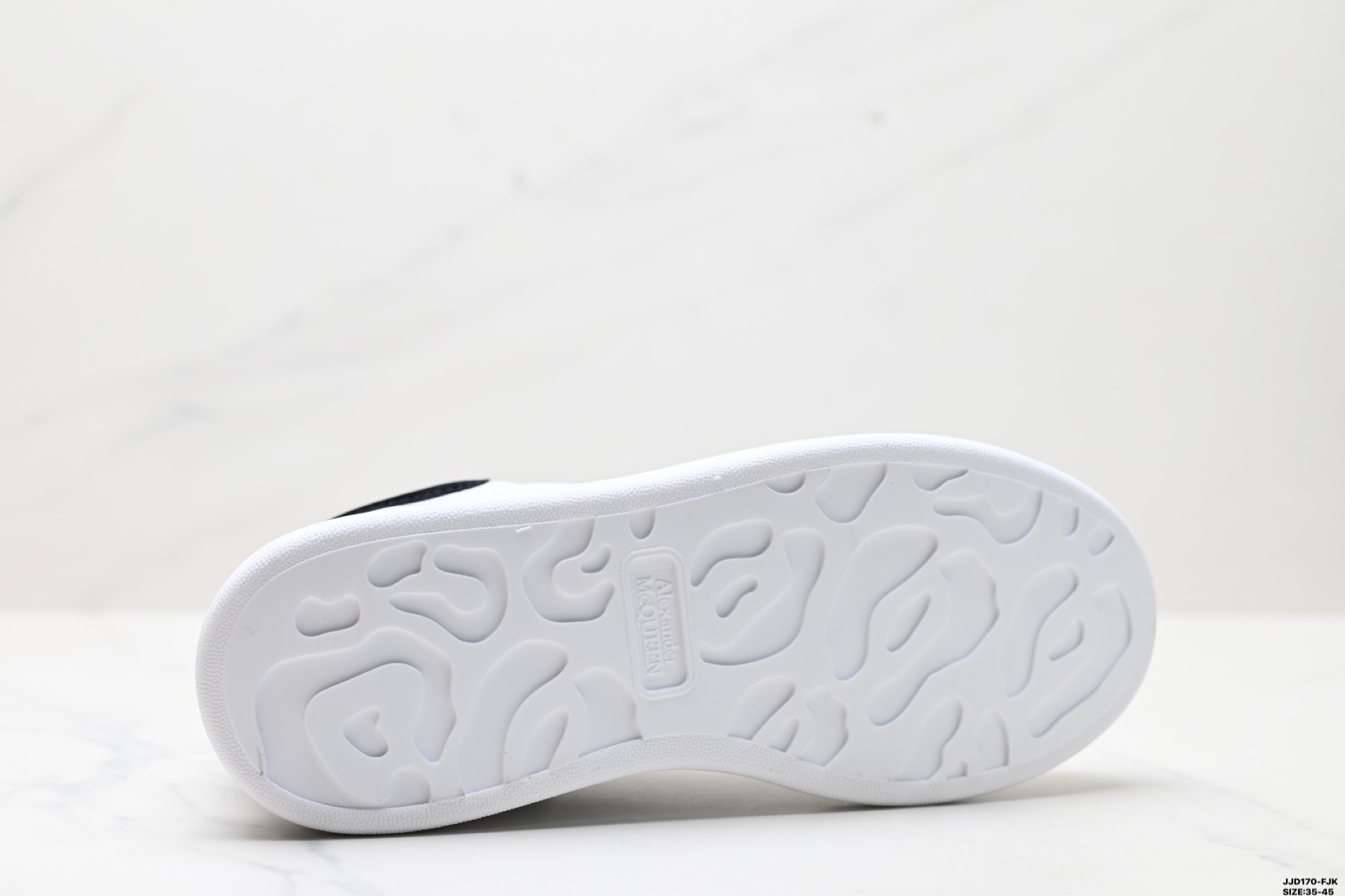 Alexander McQueen Leather Sneakers Low-Top Platform White/Black 10 i1747152173736 8755 0 8
