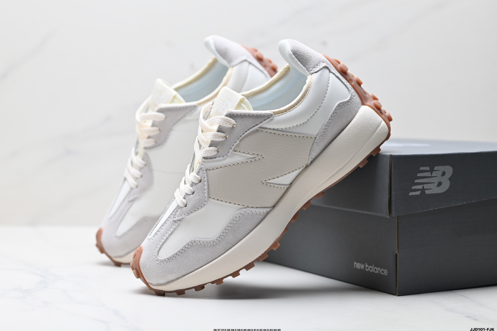 New Balance MS327 Retro Casual Running Shoes, White, WS327AN Model 9 i1747152652866 887 0 7