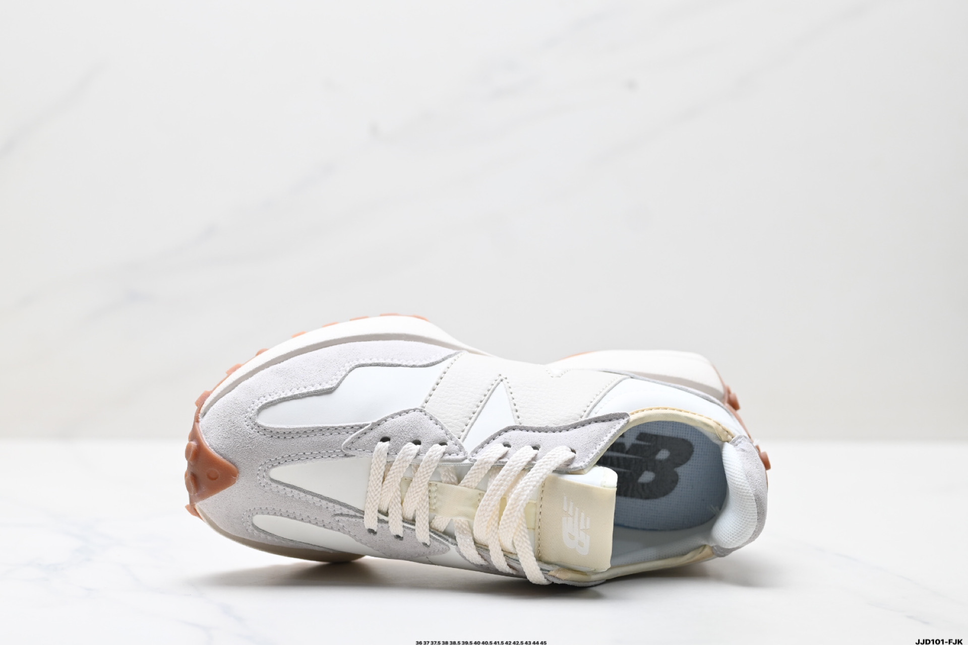 New Balance MS327 Retro Casual Running Shoes, White, WS327AN Model 3 i1747152654492 8206 0 1