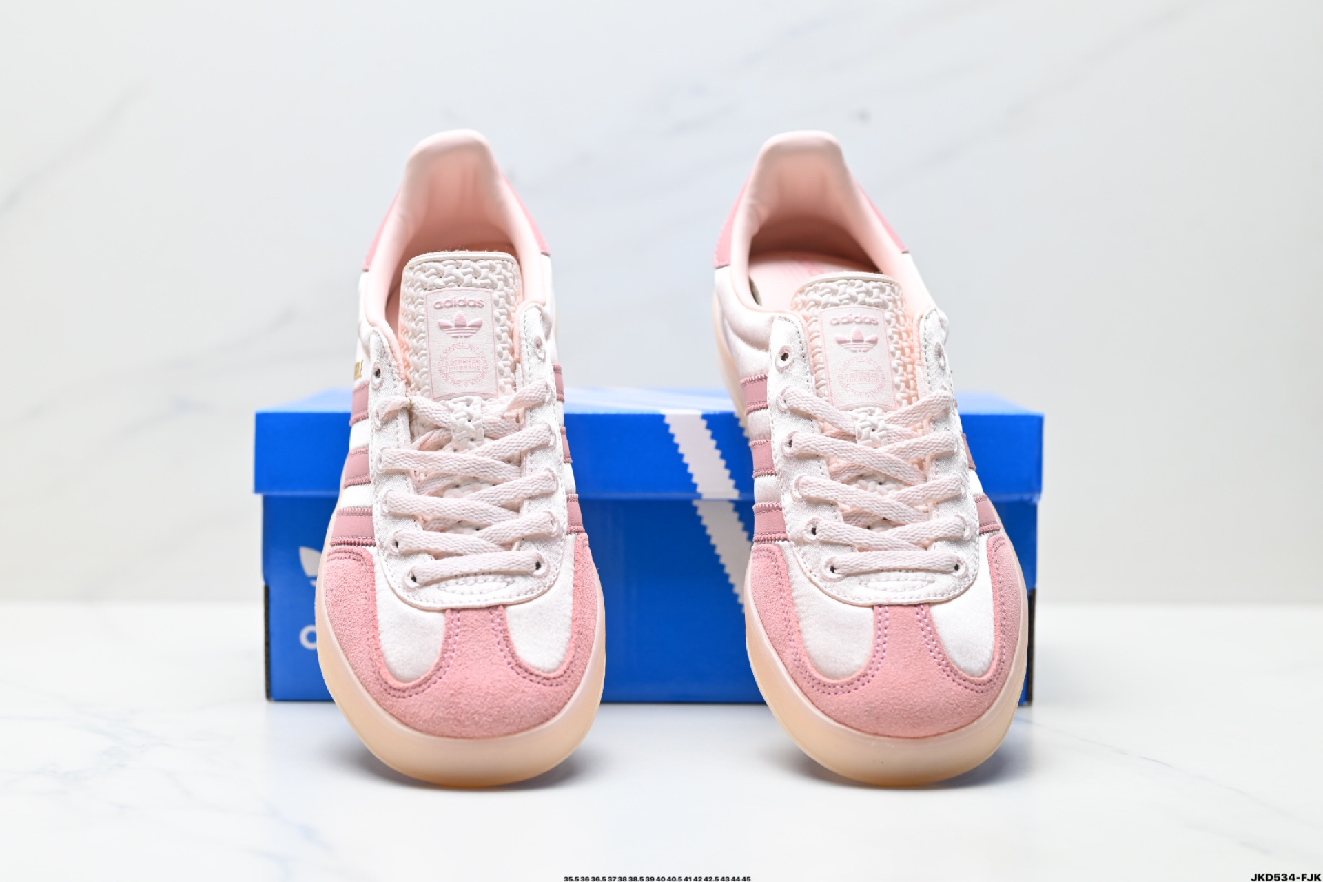 Adidas Originals Gazelle Indoor Low-Top Sneakers - Pink/White, Sizes 35.5-45 8 i1747152959741 5533 0 6