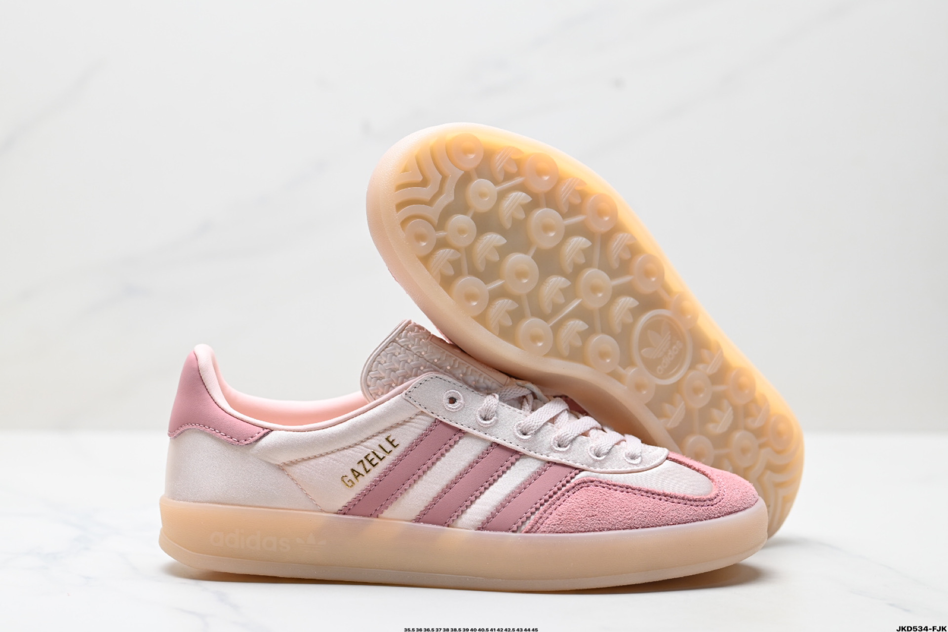 Adidas Originals Gazelle Indoor Low-Top Sneakers - Pink/White, Sizes 35.5-45 6 i1747152961603 8866 0 4