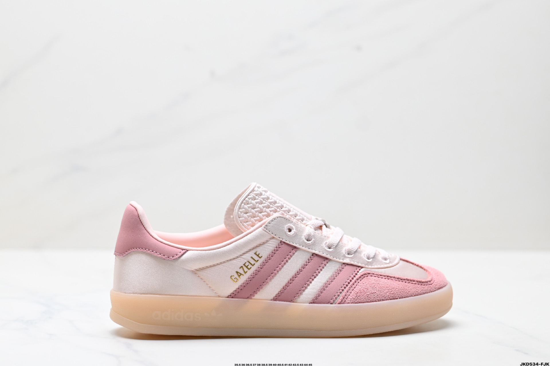 Adidas Originals Gazelle Indoor Low-Top Sneakers - Pink/White, Sizes 35.5-45 2 i1747152961605 9993 0 0