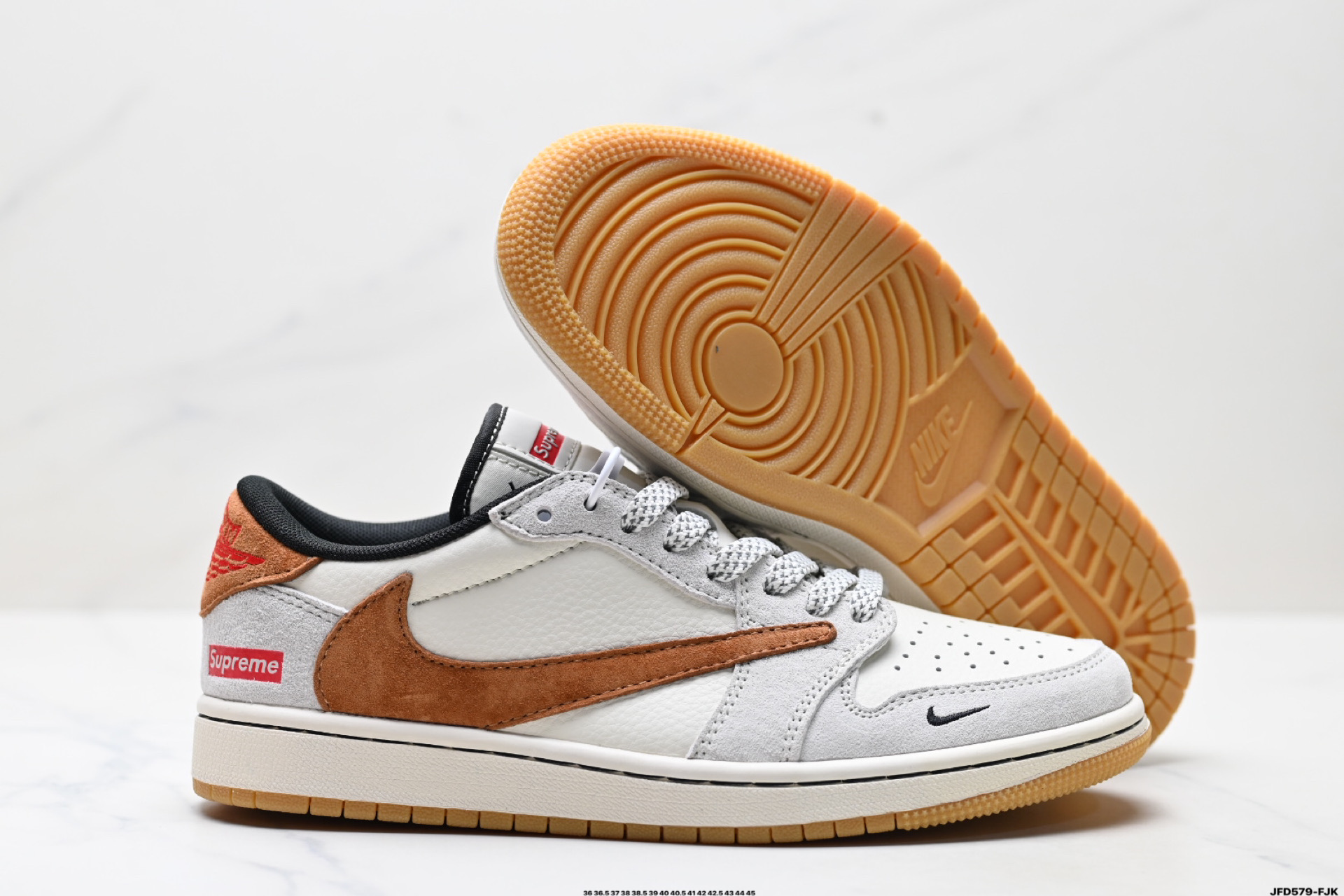 Air Jordan 1 Low Travis Scott Reverse Mocha Custom Sneakers 4 i1747153055800 2816 0 4