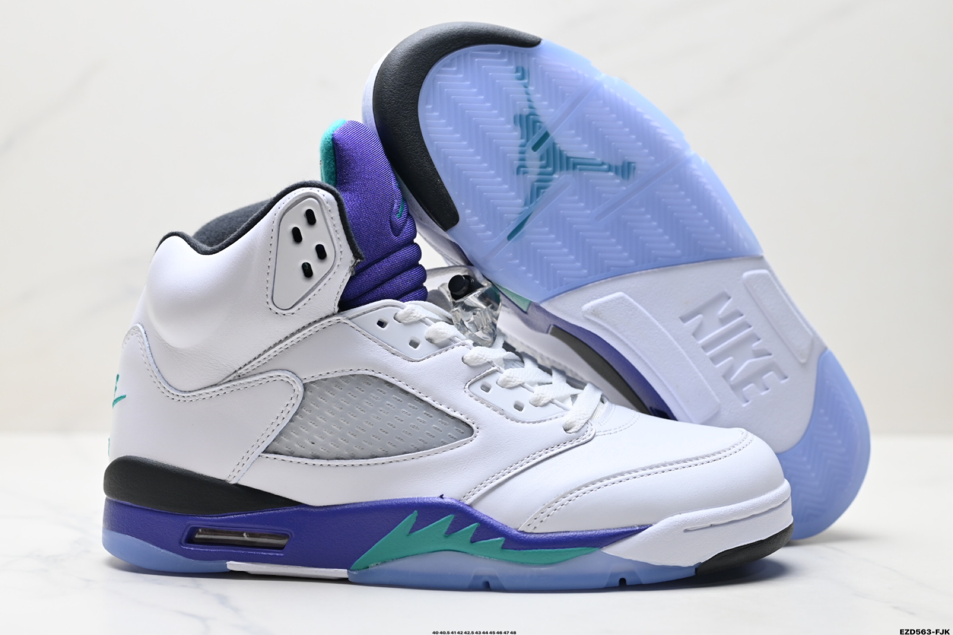 Nike Air Jordan 5 Retro Grape Ice High-Top Basketball Shoes HQ7978-100 6 i1747153170196 7167 0 4