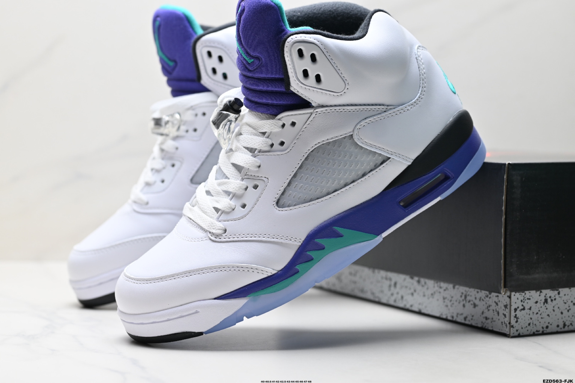 Nike Air Jordan 5 Retro Grape Ice High-Top Basketball Shoes HQ7978-100 9 i1747153170196 9450 0 7