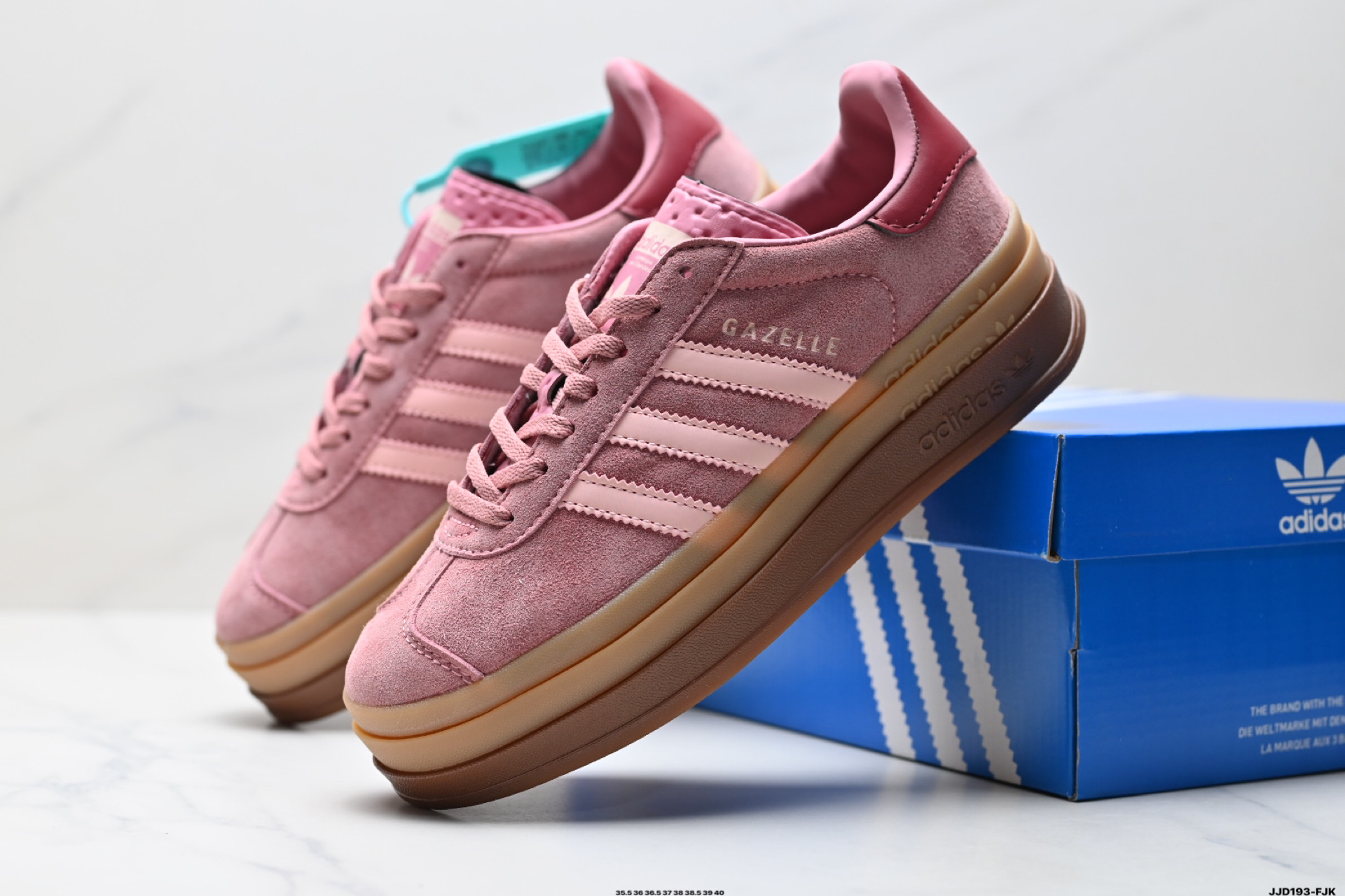 Adidas Gazelle Bold W Low Top Retro Casual Sneakers - JH9666 9 i1747153662266 5673 0 7