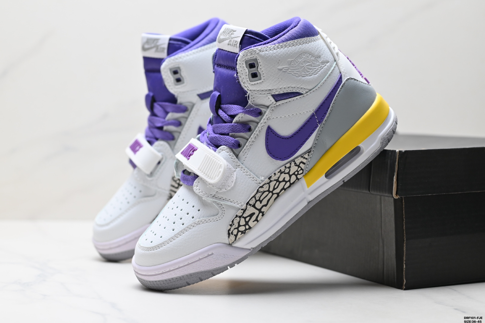 Nike Air Jordan Legacy 312 High Basketball Shoes - White/Purple 3 i1747153699713 9745 0 7