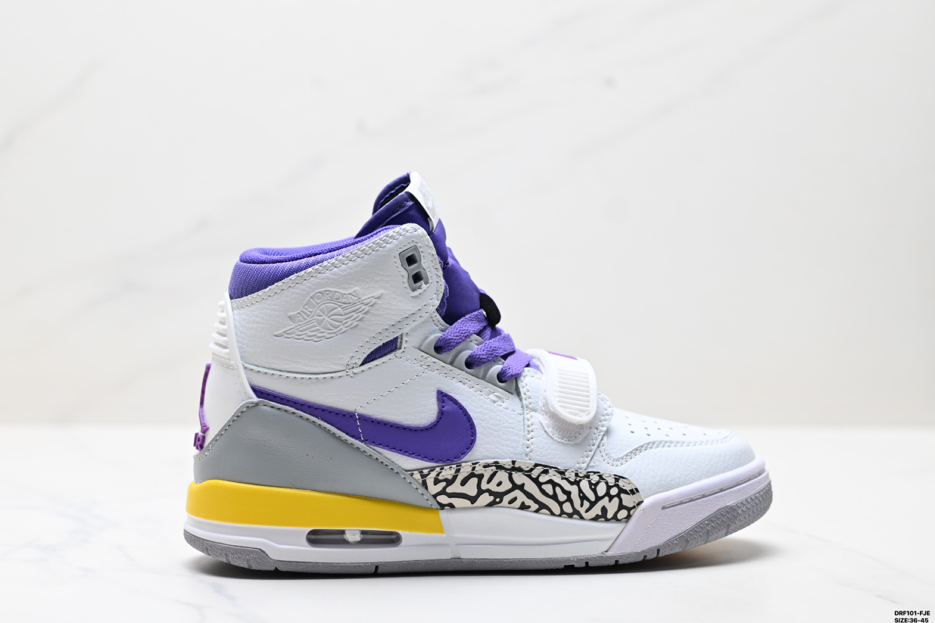 Nike Air Jordan Legacy 312 High Basketball Shoes - White/Purple 2 i1747153700999 4224 0 0