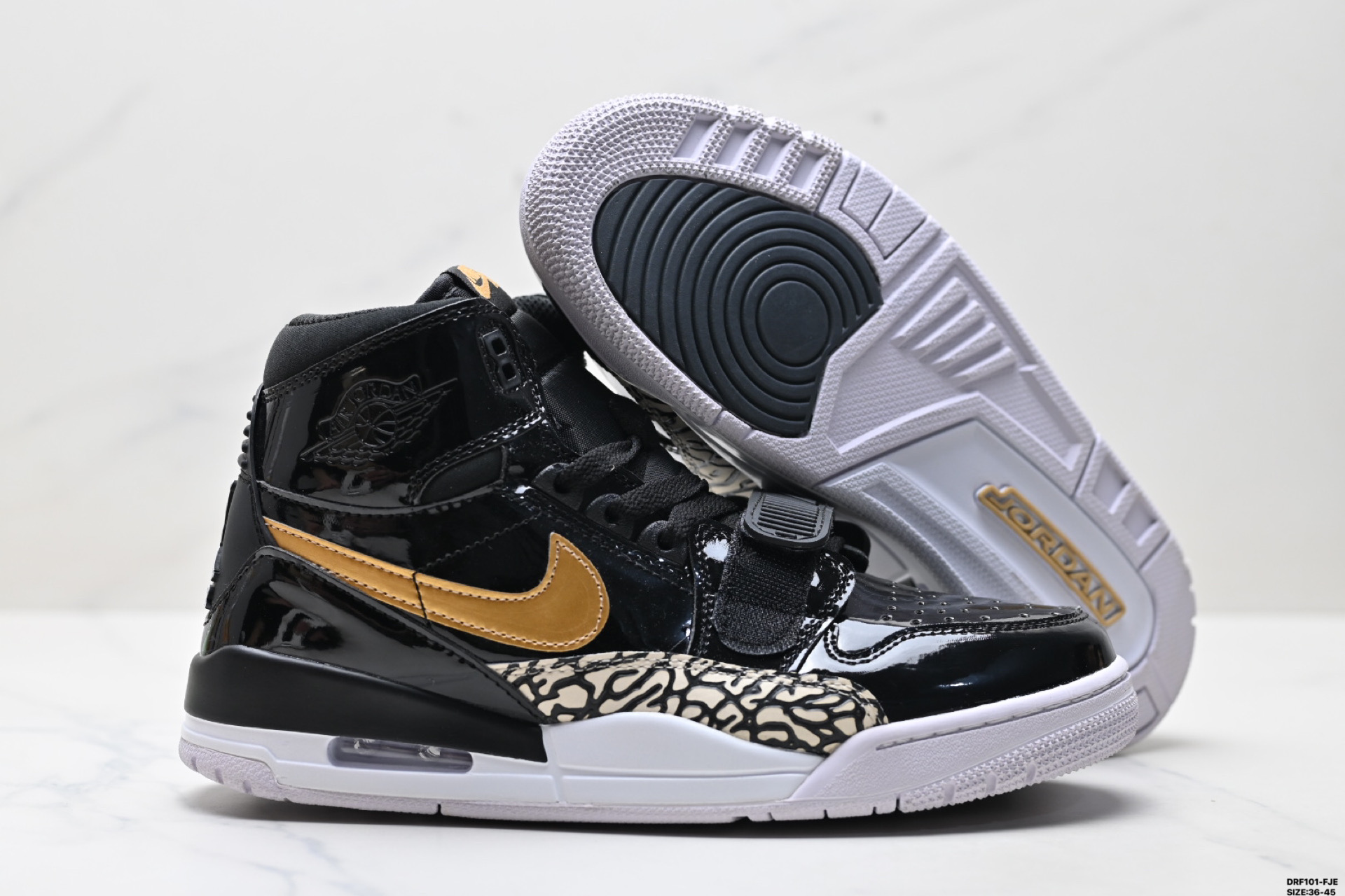 Nike Air Jordan Legacy 312 High Black Gold Basketball Shoes AT4040-157 6 i1747153732960 3070 0 4
