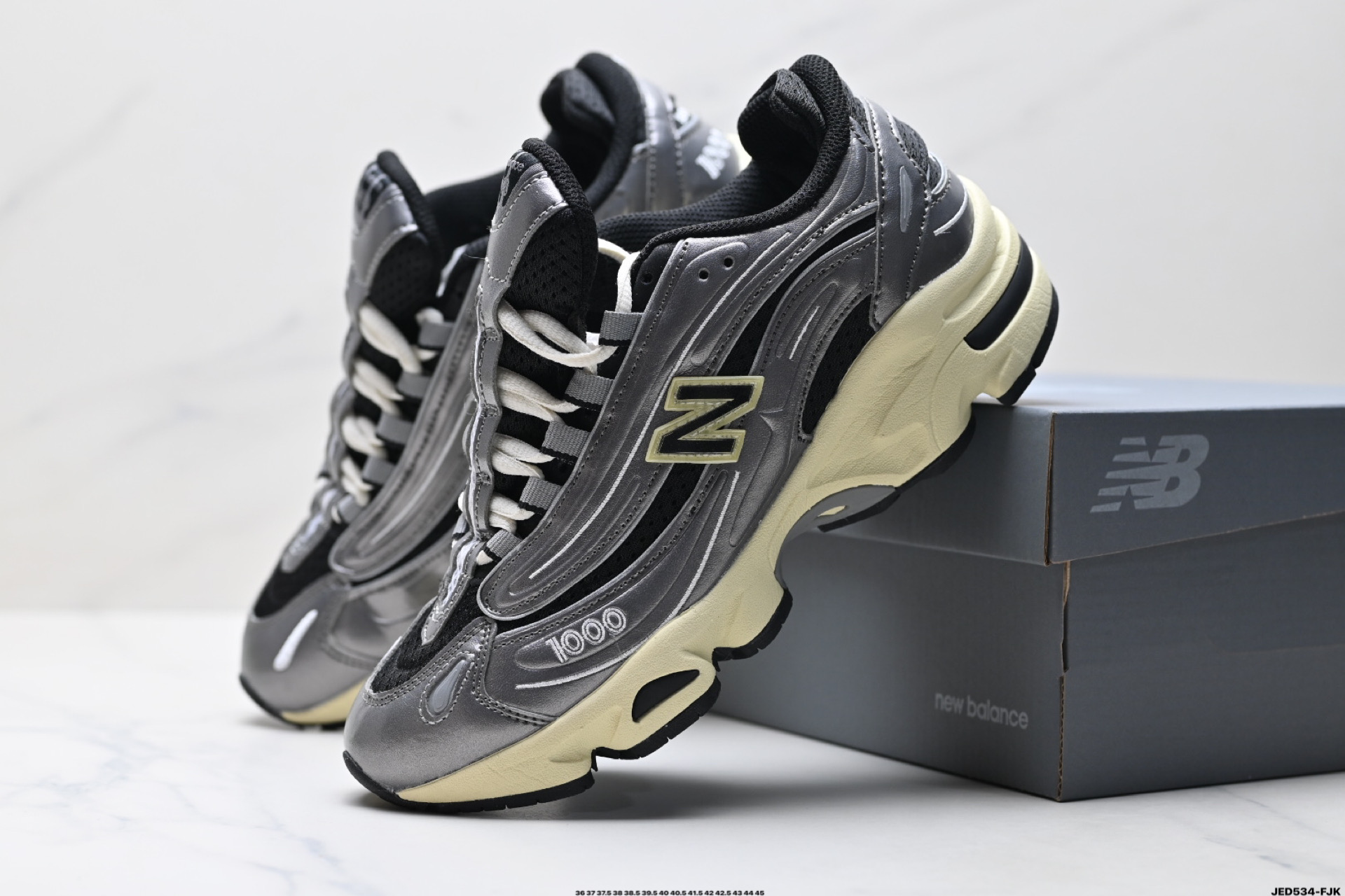 New Balance 1000 Series Low-Top Retro Casual Running Shoes - Metallic Silver 2 i1747153900376 6068 0 7