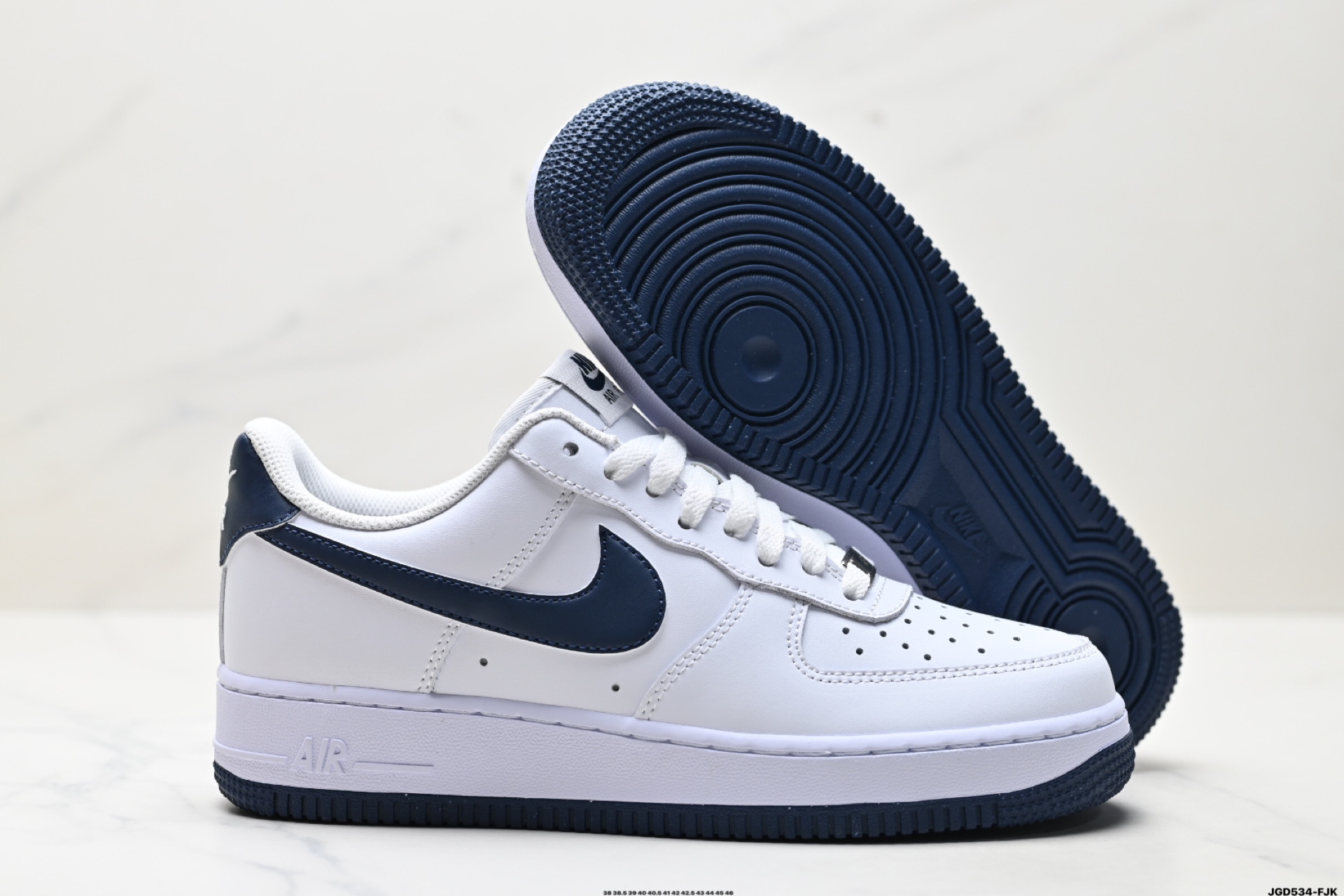 Nike Air Force 1 '07 White/Midnight Navy - Classic Low-Top Sneaker 6 i1747154144314 1380 0 4