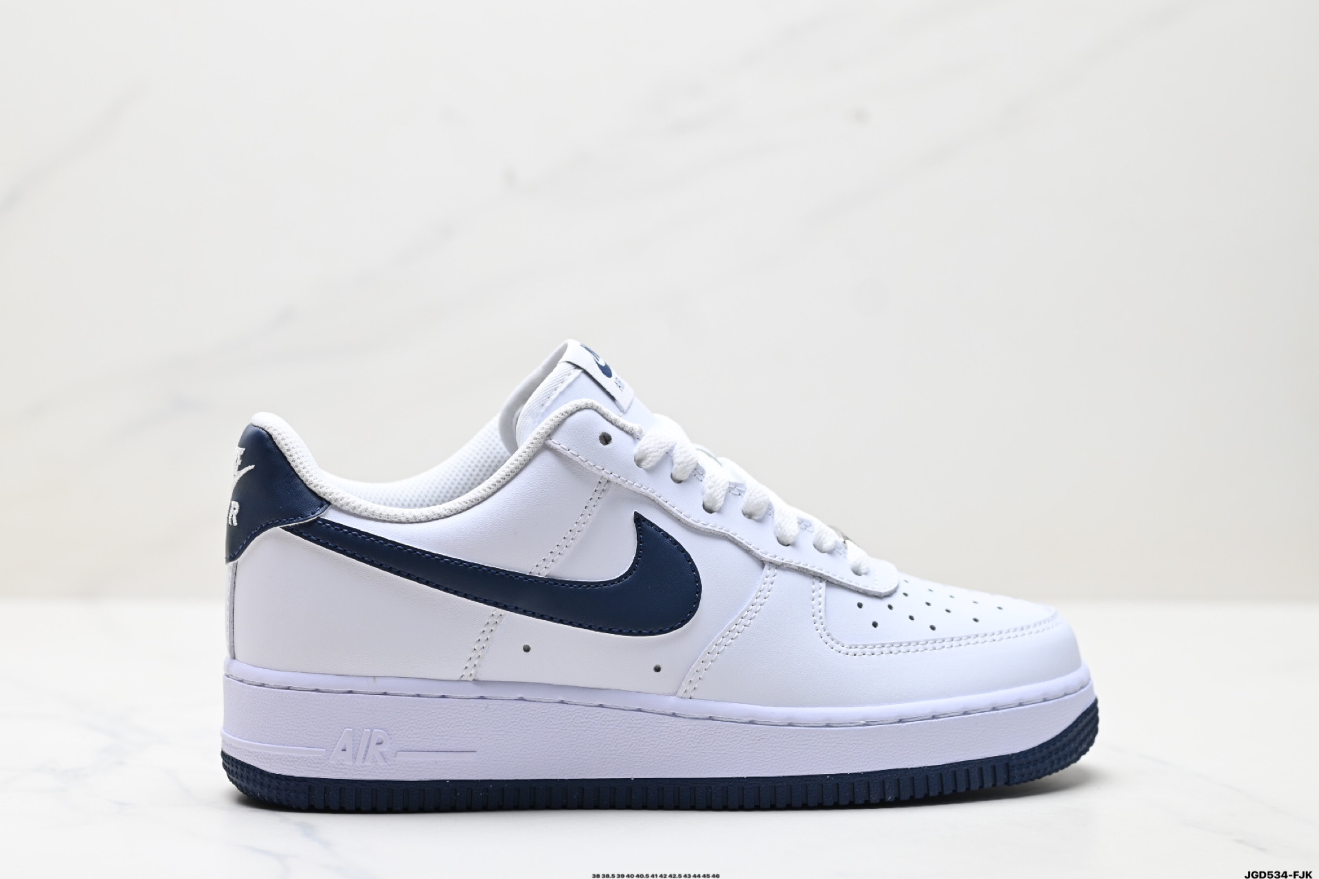 Nike Air Force 1 '07 White/Midnight Navy - Classic Low-Top Sneaker 2 i1747154144317 7715 0 0