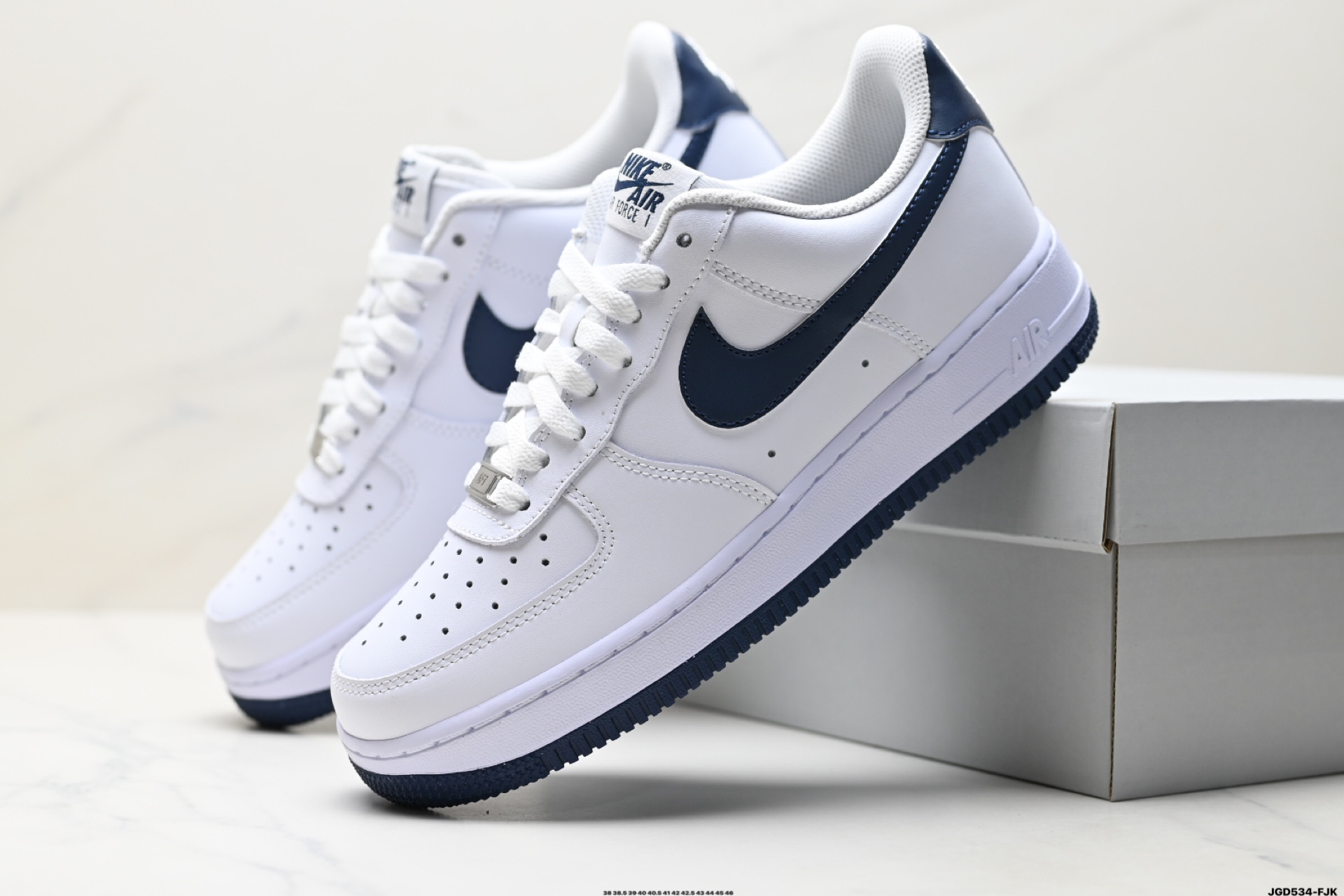 Nike Air Force 1 '07 White/Midnight Navy - Classic Low-Top Sneaker 9 i1747154145545 1445 0 7