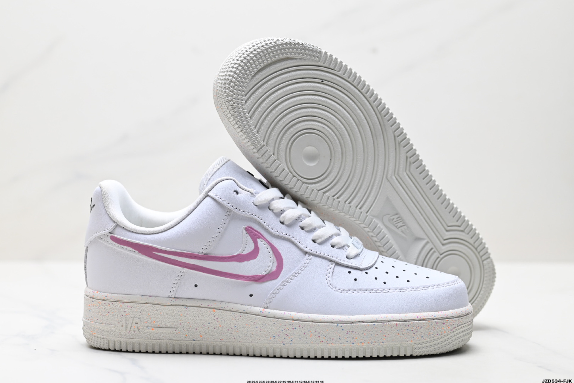 Nike Air Force 1 '07 Low Casual Shoes - White/Pink - HF5721-111 6 i1747154210564 3634 0 4
