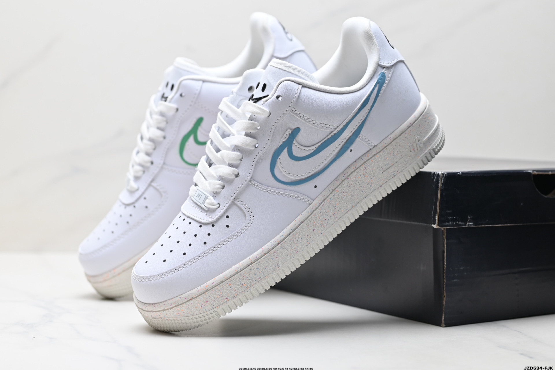 Nike Air Force 1 '07 Low Casual Shoes - White/Pink - HF5721-111 9 i1747154216150 4140 0 7
