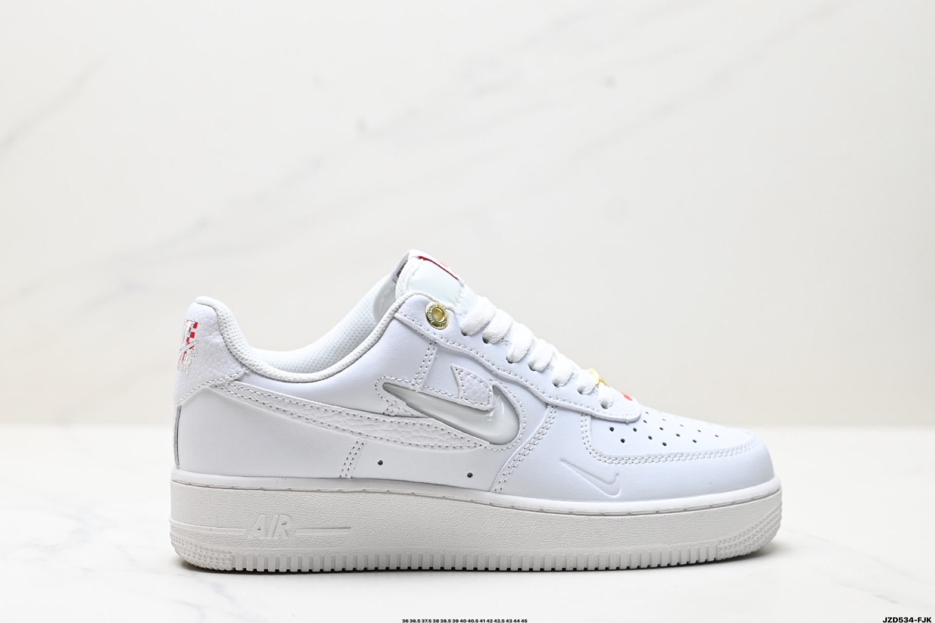 Nike Air Force 1 '07 Low Casual Sneakers - White/Pink Accents 5 i1747154247950 6051 0 0