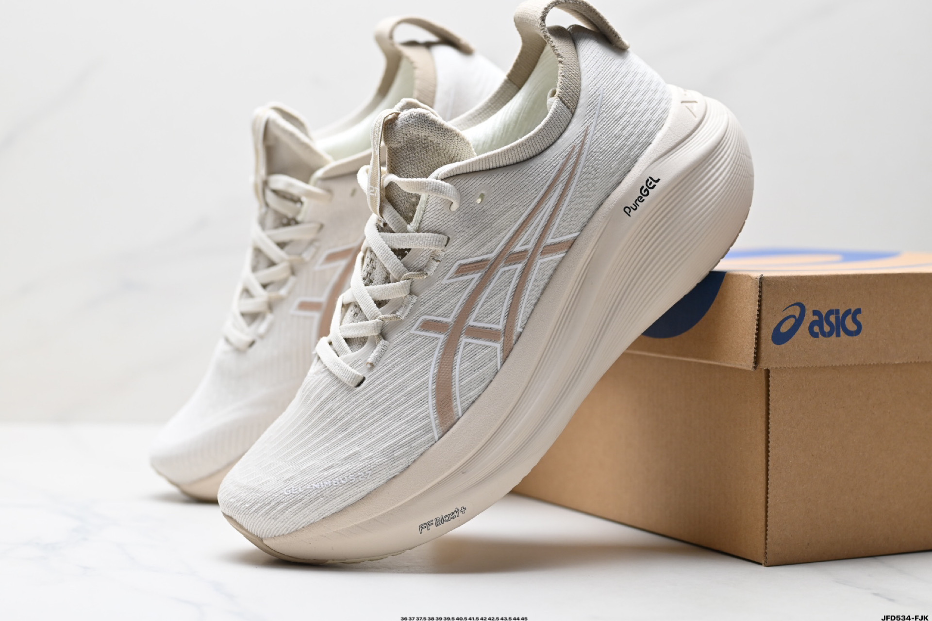 180 Asics Gel-Nimbus 27 舒适防滑耐磨低帮休闲跑步鞋 1011C096-200