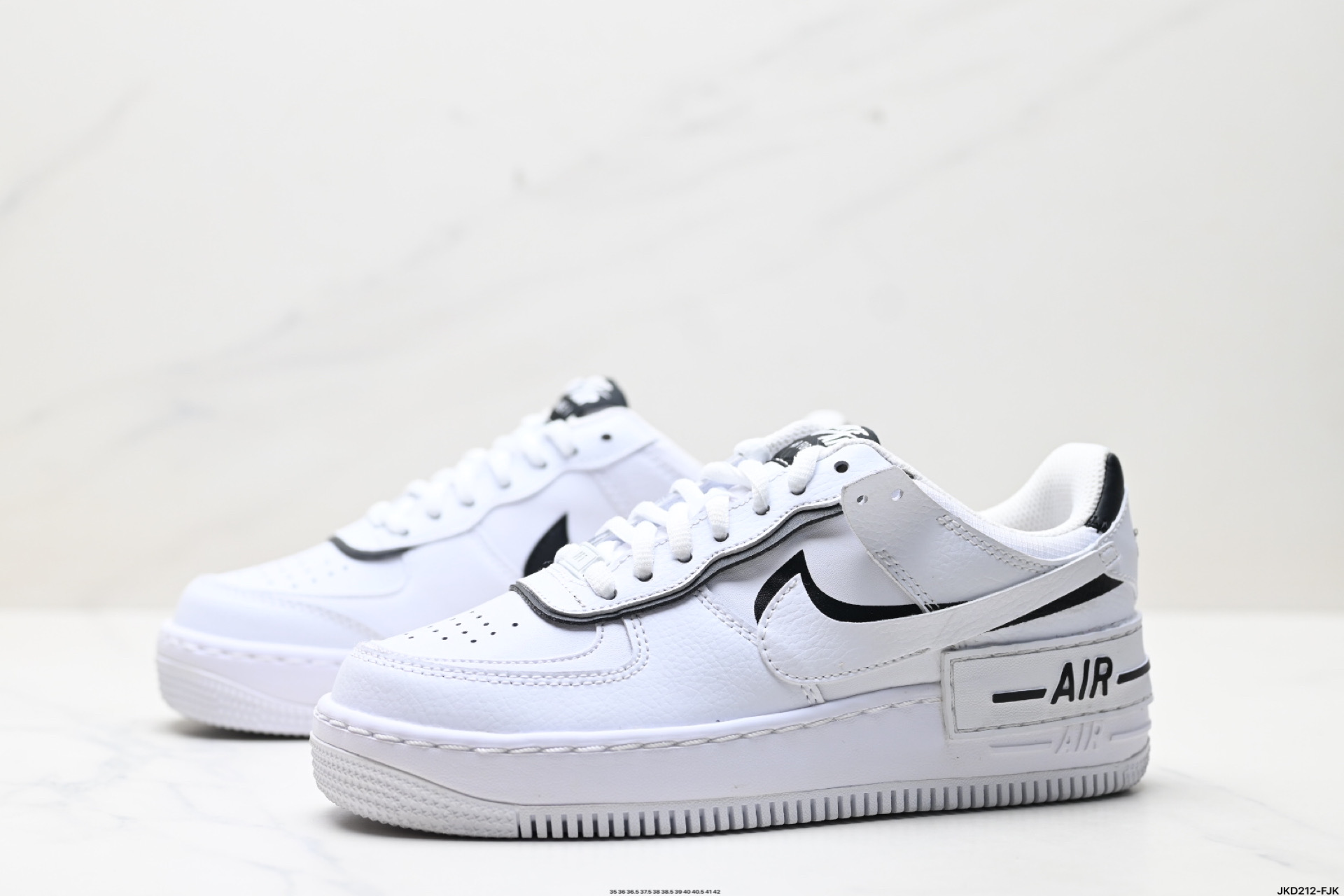 Nike Air Force 1 Shadow Women's Sneaker, White/Black, Lightweight, Versatile 5 i1747154504865 7544 0 3