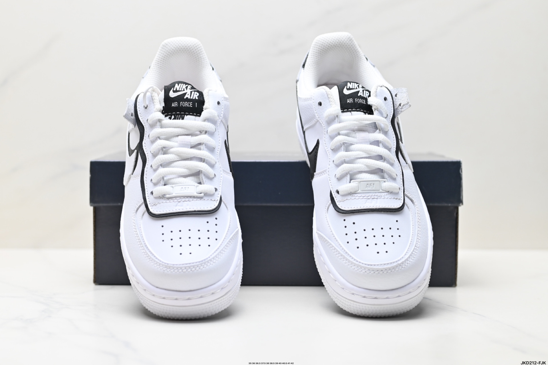 Nike Air Force 1 Shadow Women's Sneaker, White/Black, Lightweight, Versatile 8 i1747154504867 5920 0 6