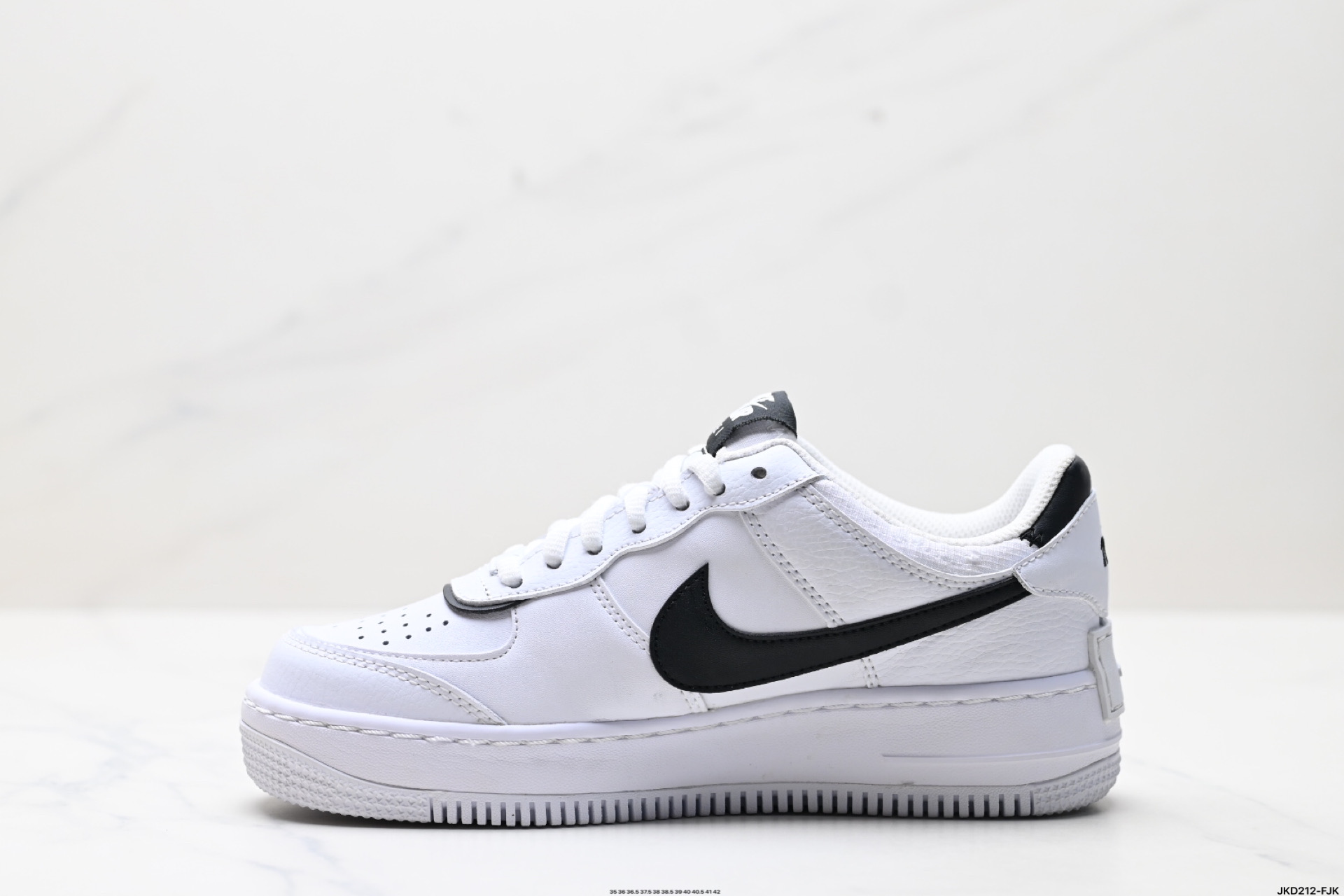 Nike Air Force 1 Shadow Women's Sneaker, White/Black, Lightweight, Versatile 4 i1747154504867 8806 0 2