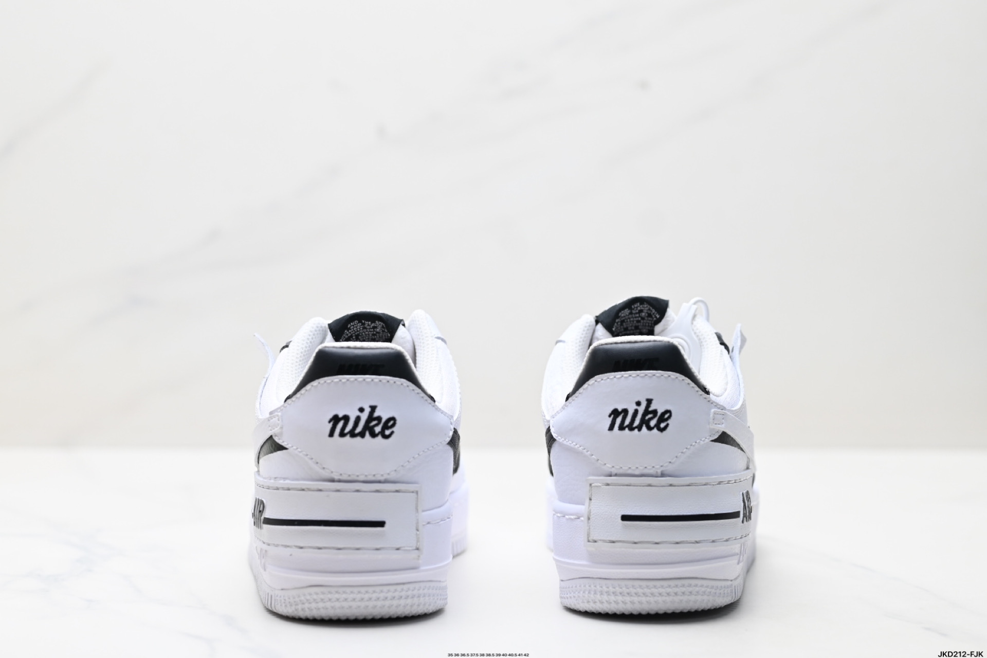 Nike Air Force 1 Shadow Women's Sneaker, White/Black, Lightweight, Versatile 7 i1747154506072 4836 0 5