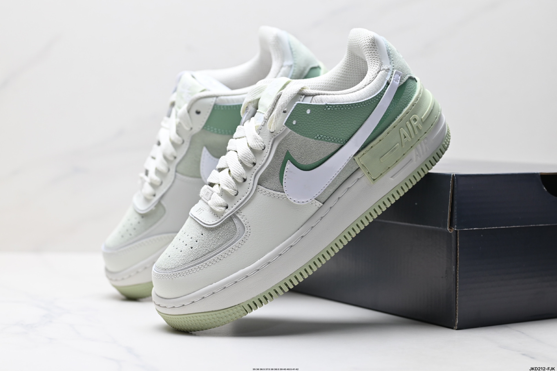 Nike Air Force 1 Shadow Women's Casual Shoes - White/Black - DZ1847-110 4 i1747154519586 543 0 7