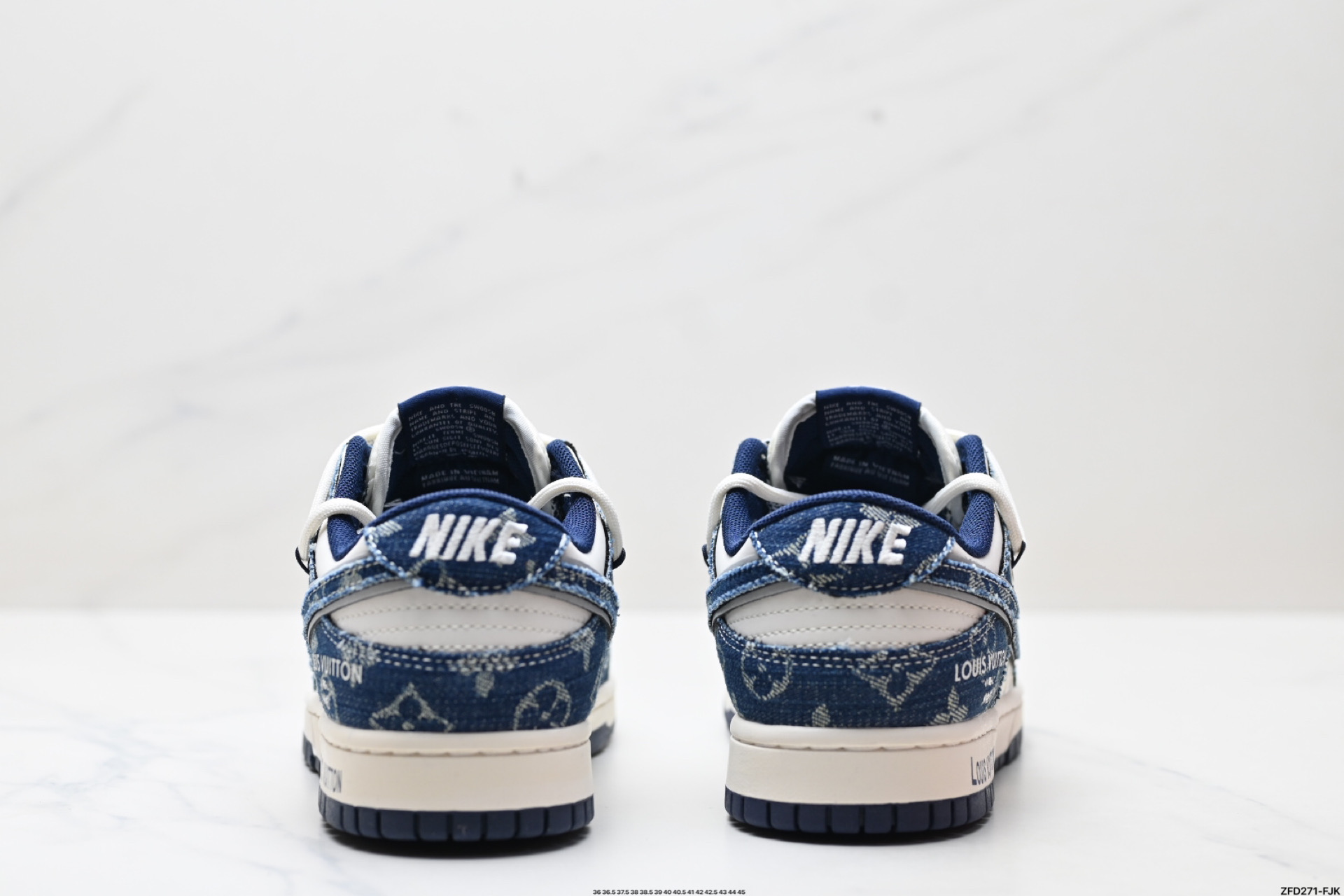 Louis Vuitton x Nike Dunk Low Custom Sneakers - Limited Edition Design 7 i1747154956756 376 0 5