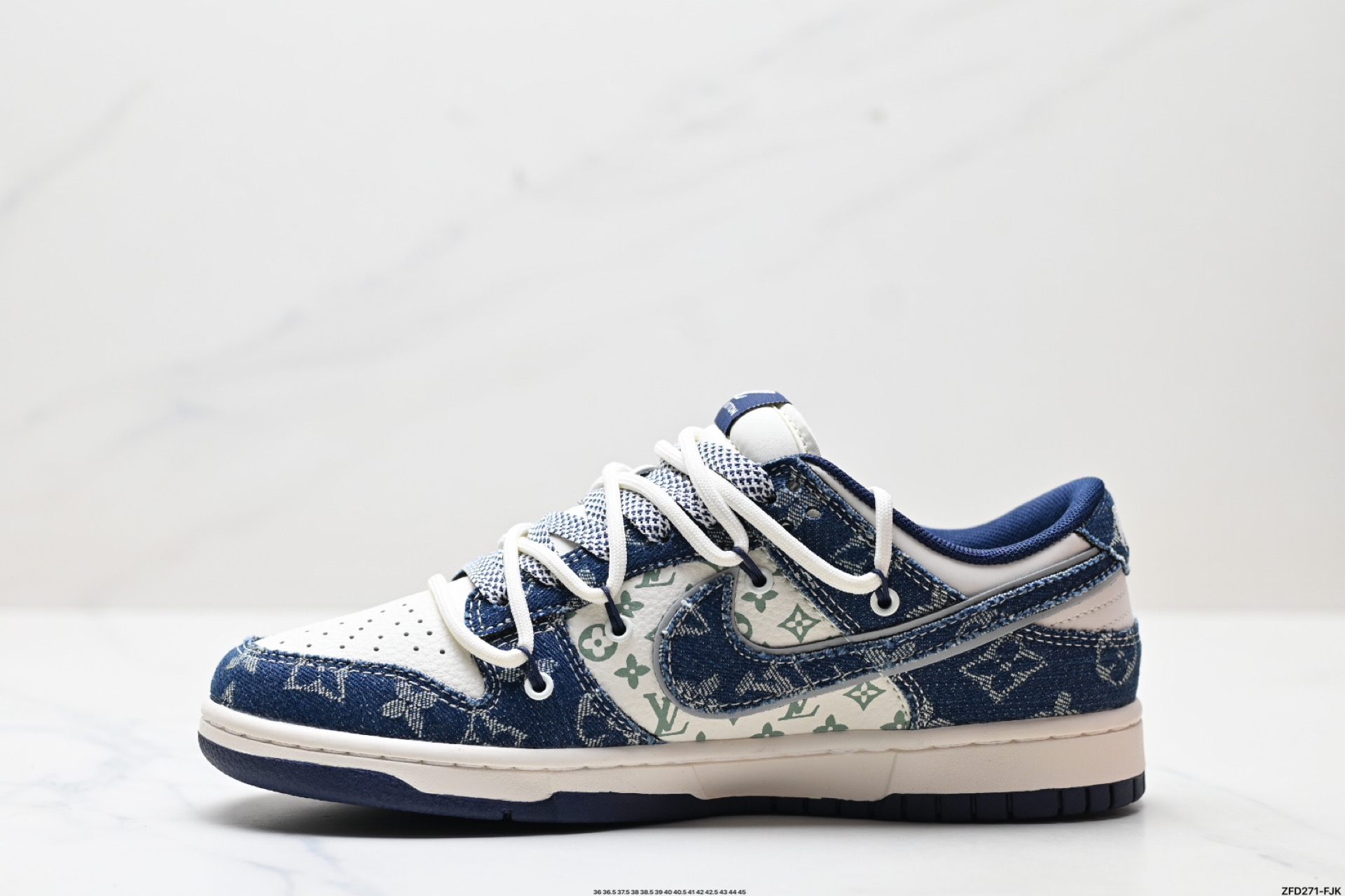 Louis Vuitton x Nike Dunk Low Custom Sneakers - Limited Edition Design 4 i1747154956761 905 0 2