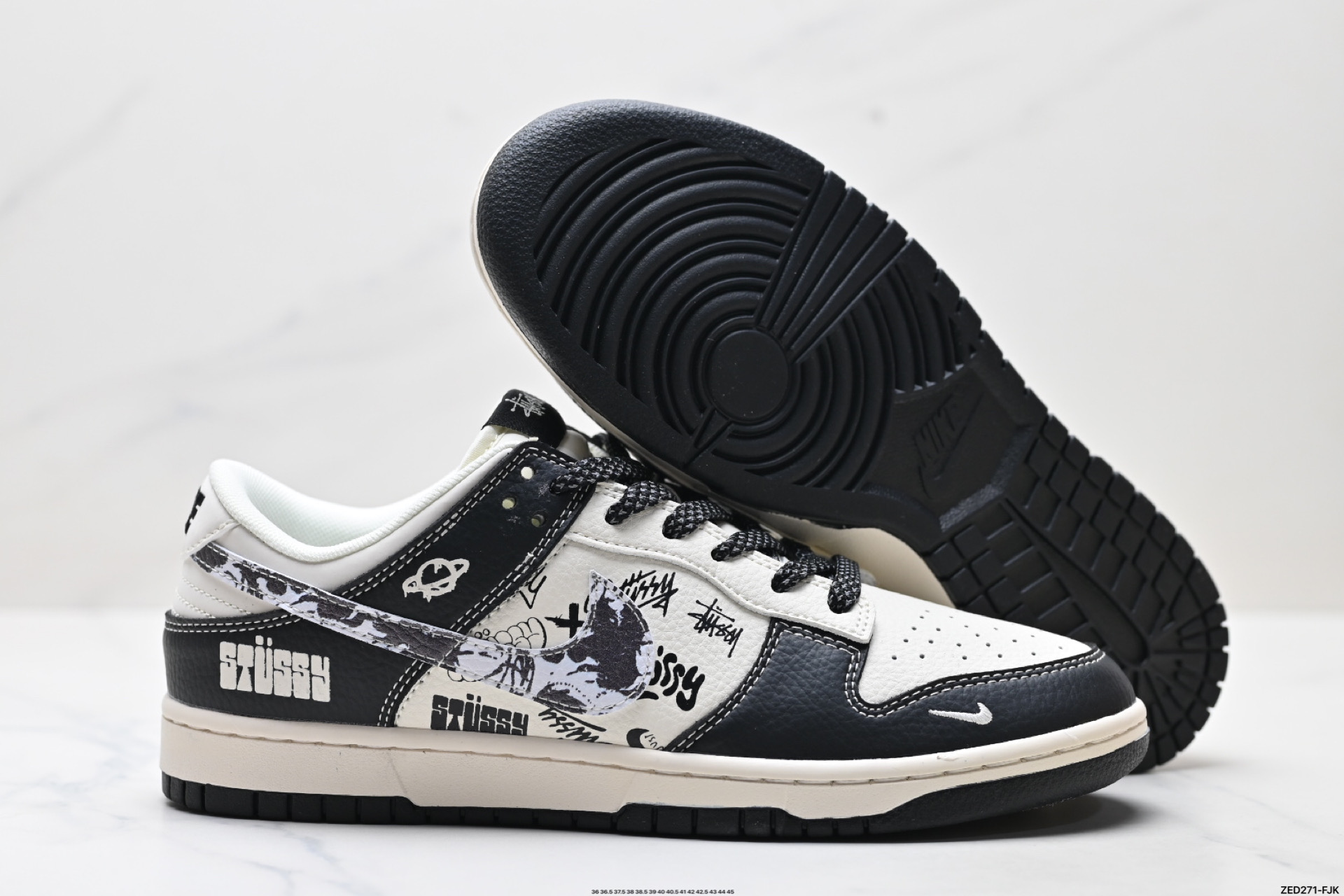 270 Nike Dunk Low Retro ‘DIY高端定制’耐克 低帮休闲运动板鞋 XS6089-590