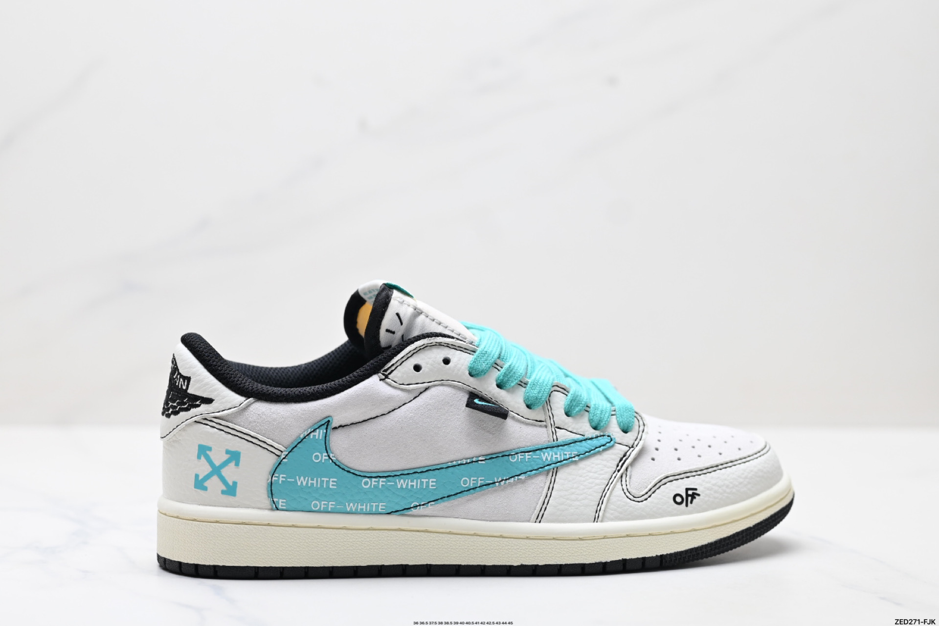 270 AJ1倒勾Travis Scott x Air Jordan 1 ” Reverse Mocha “ AJ1乔1 TS 闪电 联名倒钩 低帮文化篮球鞋 XZ5749-005
