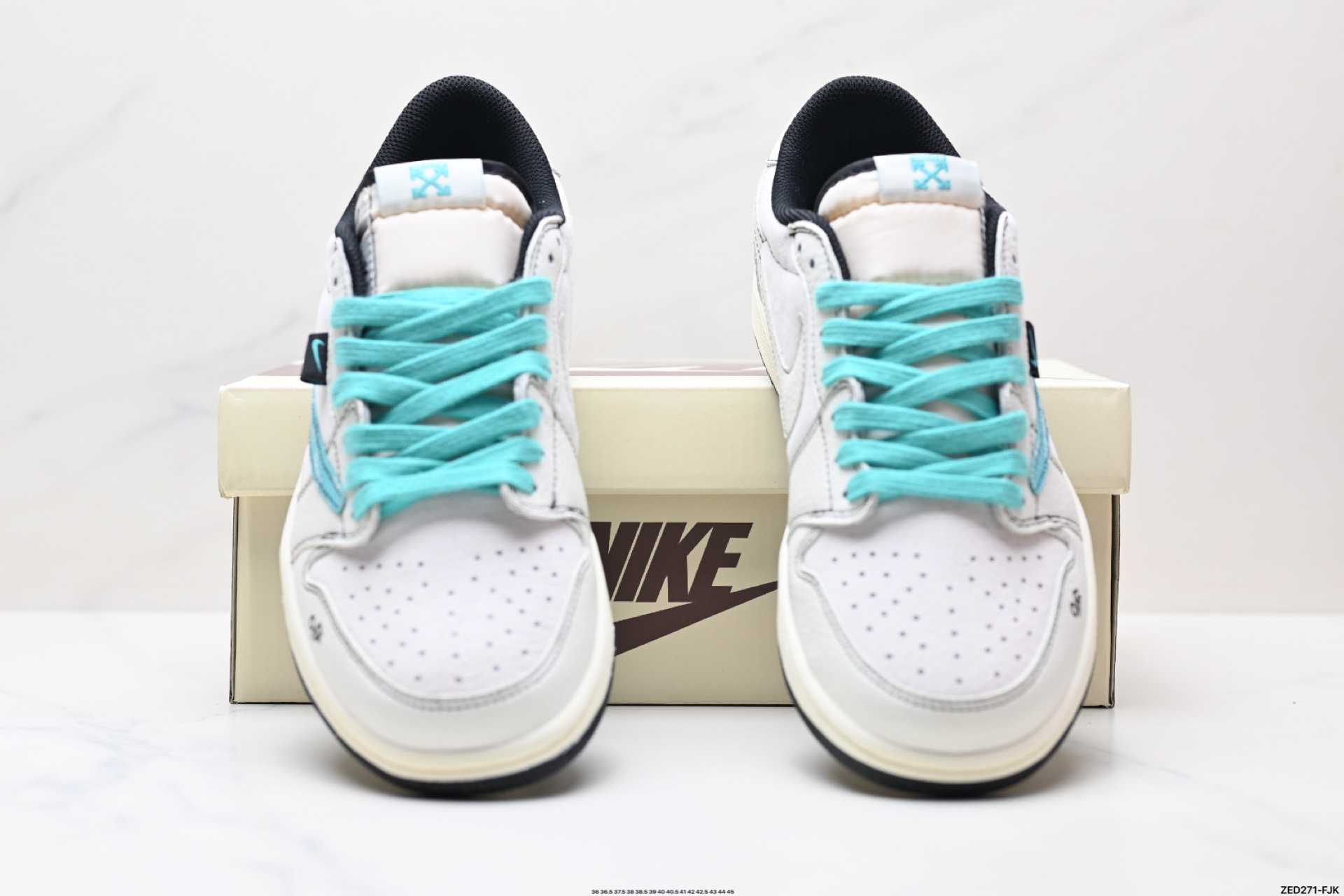 270 AJ1倒勾Travis Scott x Air Jordan 1 ” Reverse Mocha “ AJ1乔1 TS 闪电 联名倒钩 低帮文化篮球鞋 XZ5749-005
