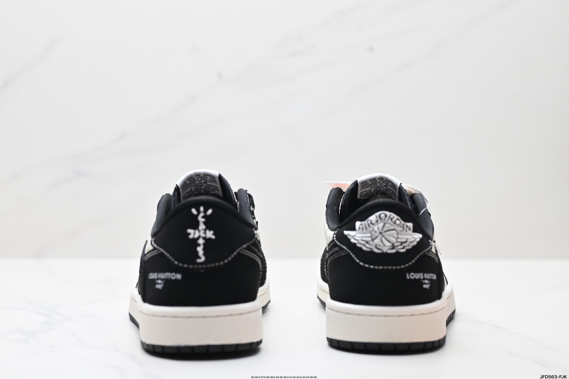 Air Jordan 1 Low Louis Vuitton Custom Sneakers - Reverse Mocha Style 7 i1747155739481 9971 0 5