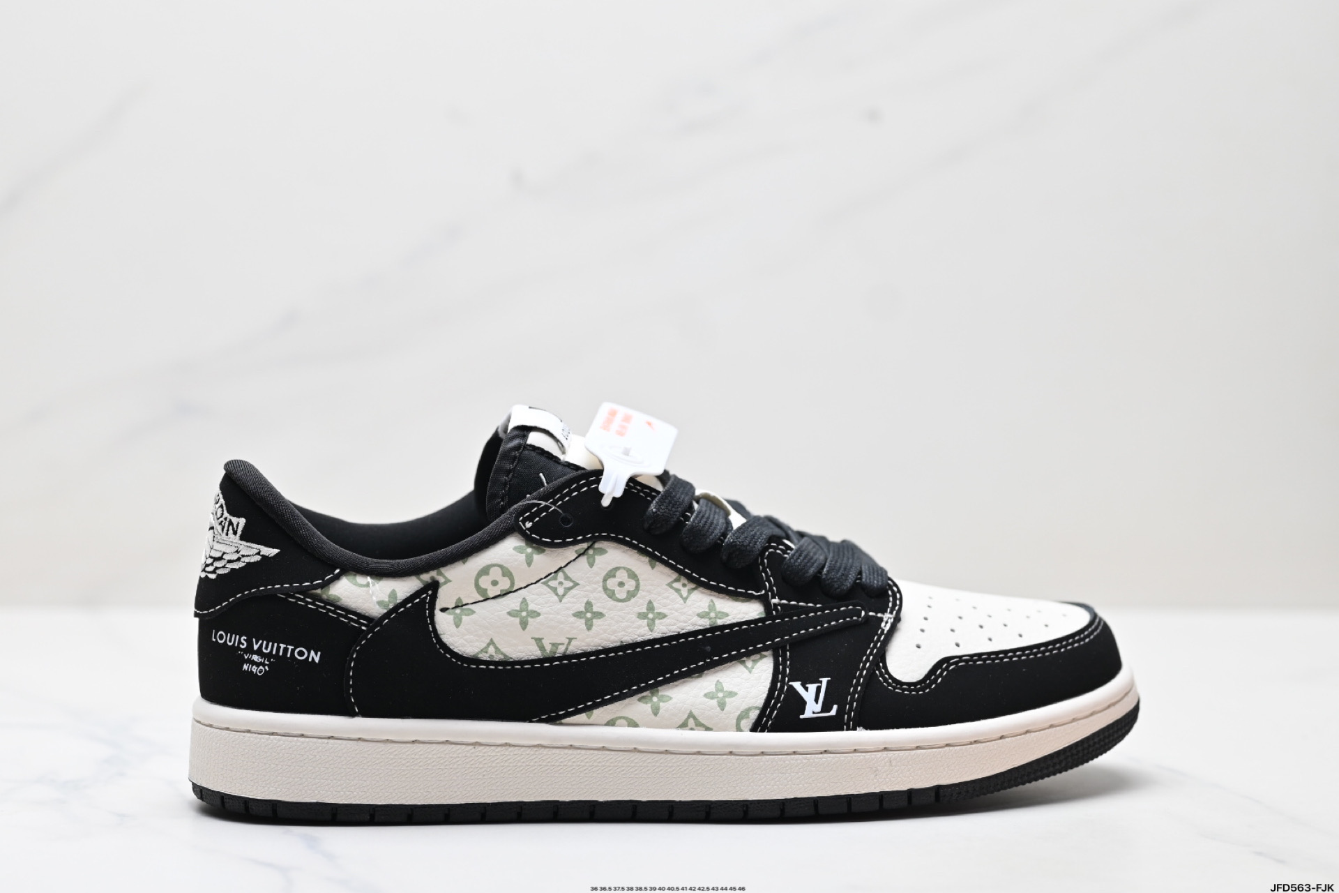 Air Jordan 1 Low Louis Vuitton Custom Sneakers - Reverse Mocha Style 2 i1747155740763 2322 0 0