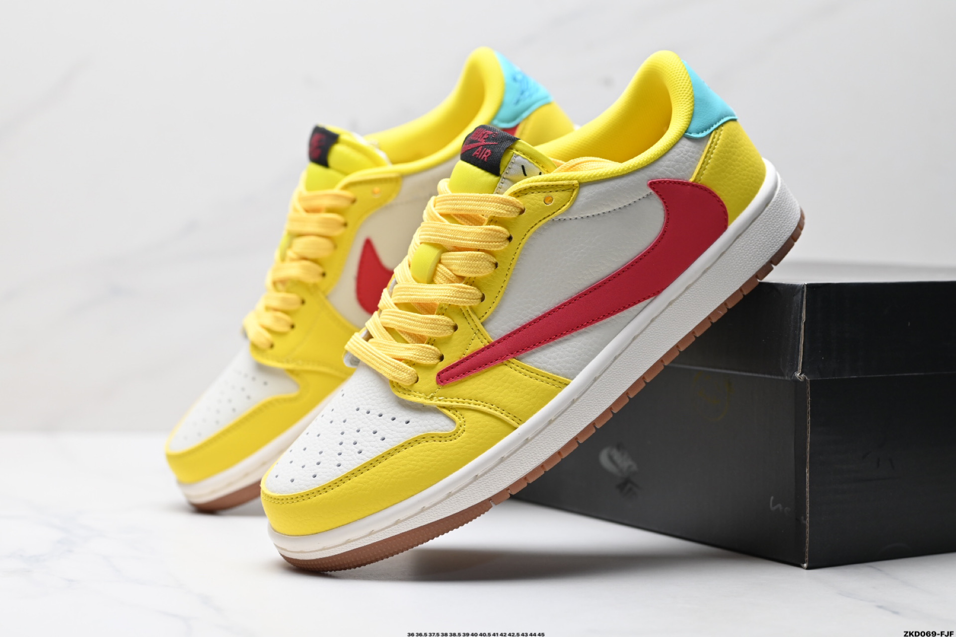 280 AJ1倒勾Travis Scott x Air Jordan 1 ” Reverse Mocha “ AJ1乔1 TS 闪电 联名倒钩 低帮文化篮球鞋 DN6901-091