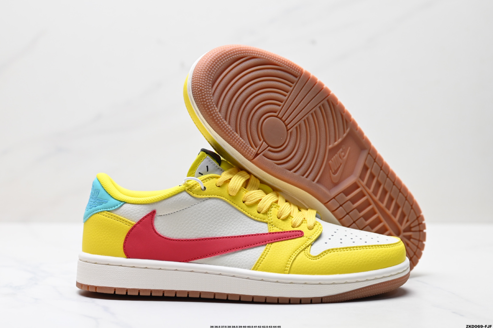 280 AJ1倒勾Travis Scott x Air Jordan 1 ” Reverse Mocha “ AJ1乔1 TS 闪电 联名倒钩 低帮文化篮球鞋 DN6901-091
