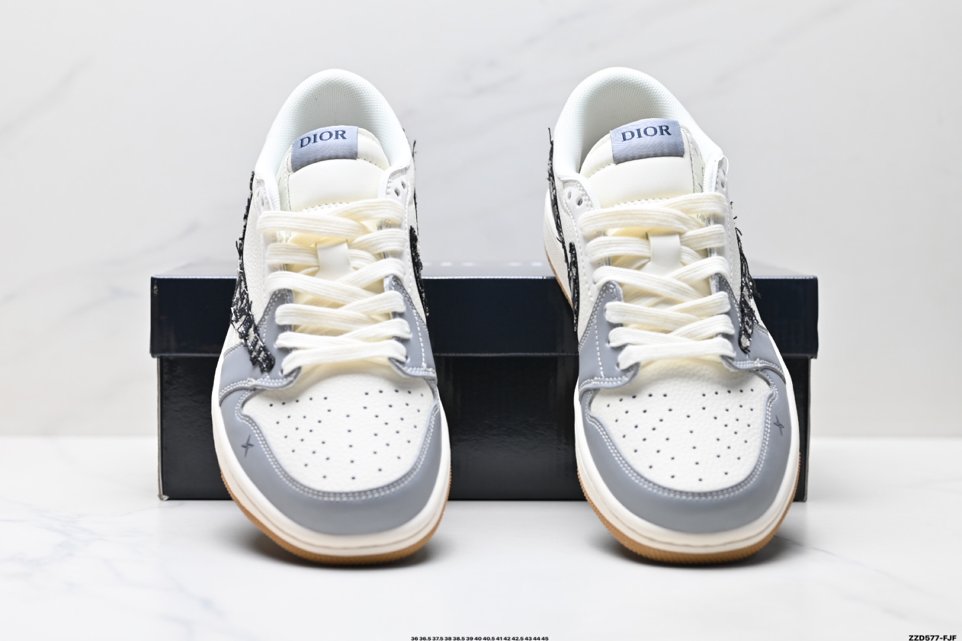 260 Nike Air Jordan 1 x Travis Scott AJ1倒勾 ‘DIY’定制 耐克 低帮文化篮球鞋 XF8698-077