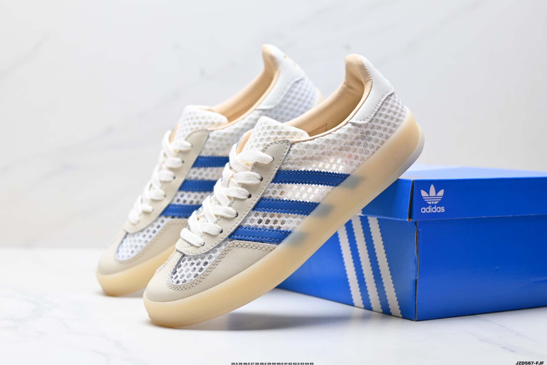 150 Adidas Originals Gazelle INdoor 三叶草休闲防滑耐磨低帮板鞋 JH5419