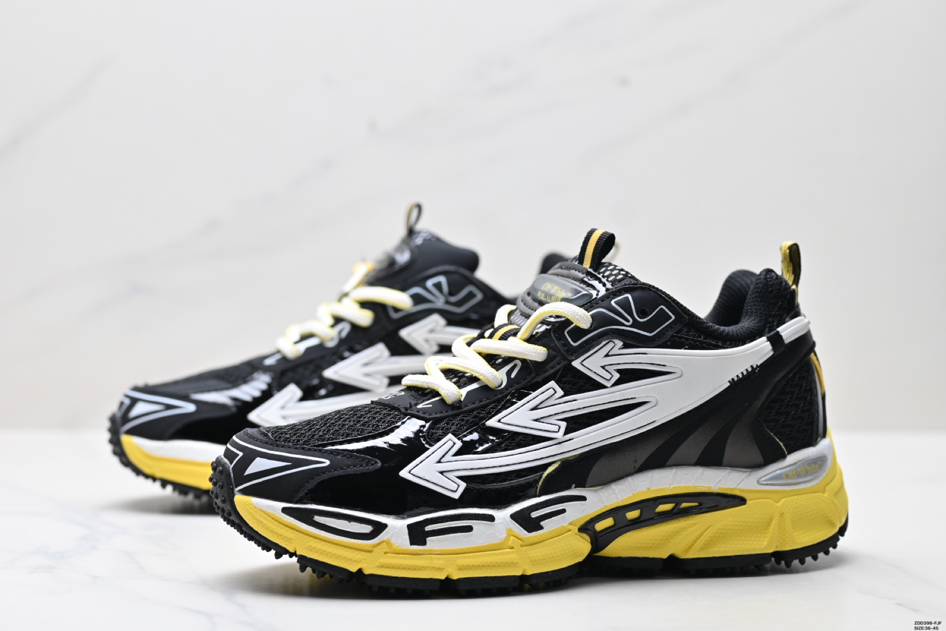 240 OFF-WHITE Ow Be Right Back 圆头系带 低帮 生活休闲鞋