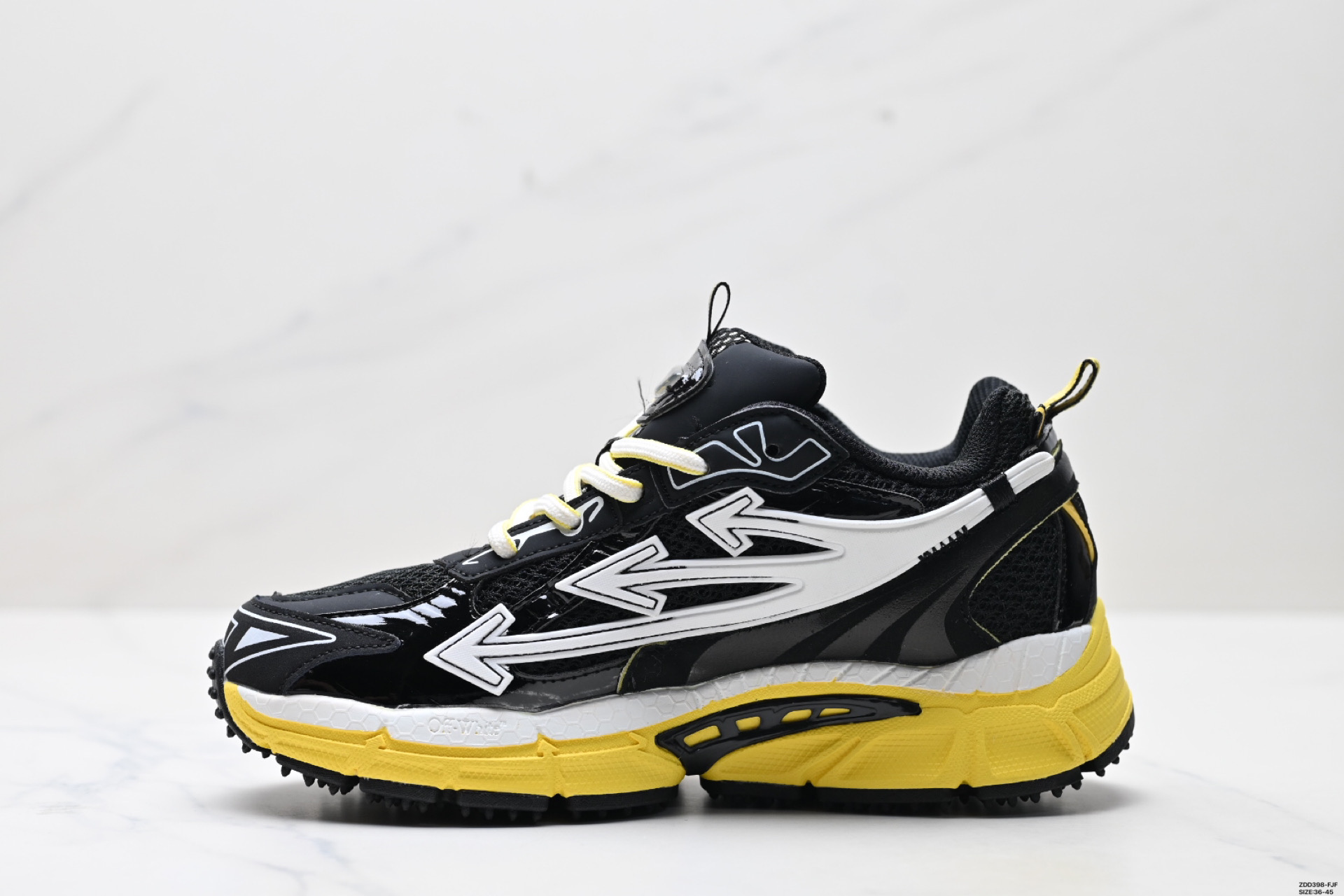 240 OFF-WHITE Ow Be Right Back 圆头系带 低帮 生活休闲鞋